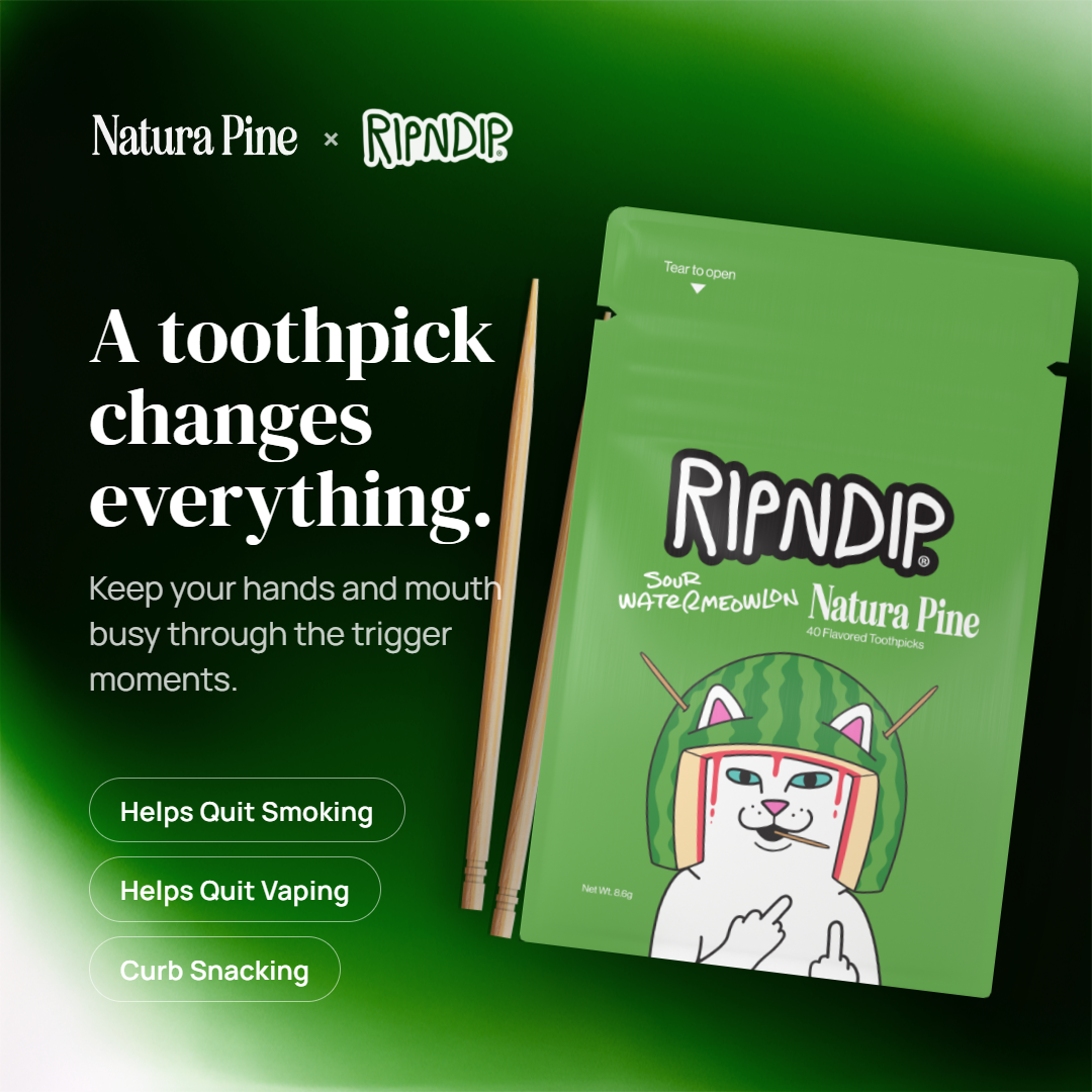 RIPNDIP Sour Watermeowlon Flavored Toothpick Pouch (White)