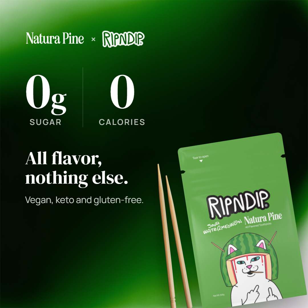 RIPNDIP Sour Watermeowlon Flavored Toothpick Pouch (White)