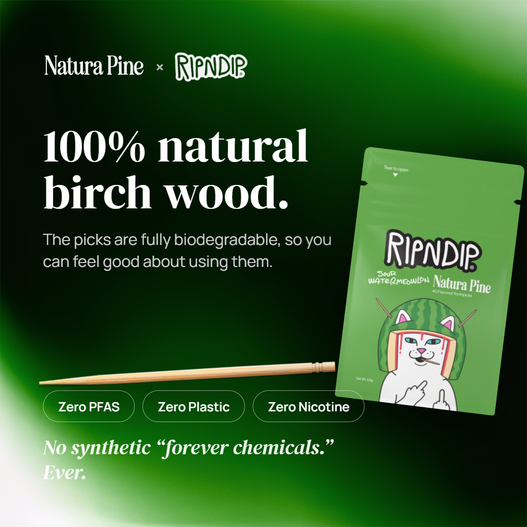 RIPNDIP Sour Watermeowlon Flavored Toothpick Pouch (White)