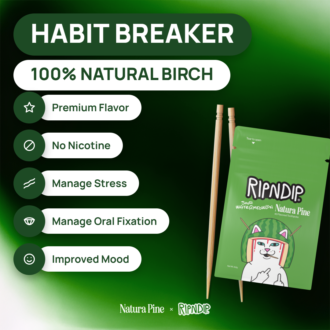 RIPNDIP Sour Watermeowlon Flavored Toothpick Pouch (White)