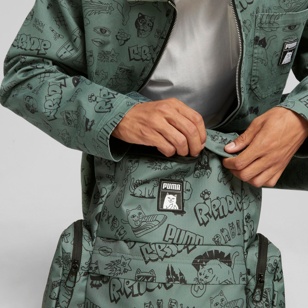 RIPNDIP PUMA x RIPNDIP Backpack (Eucalyptus)