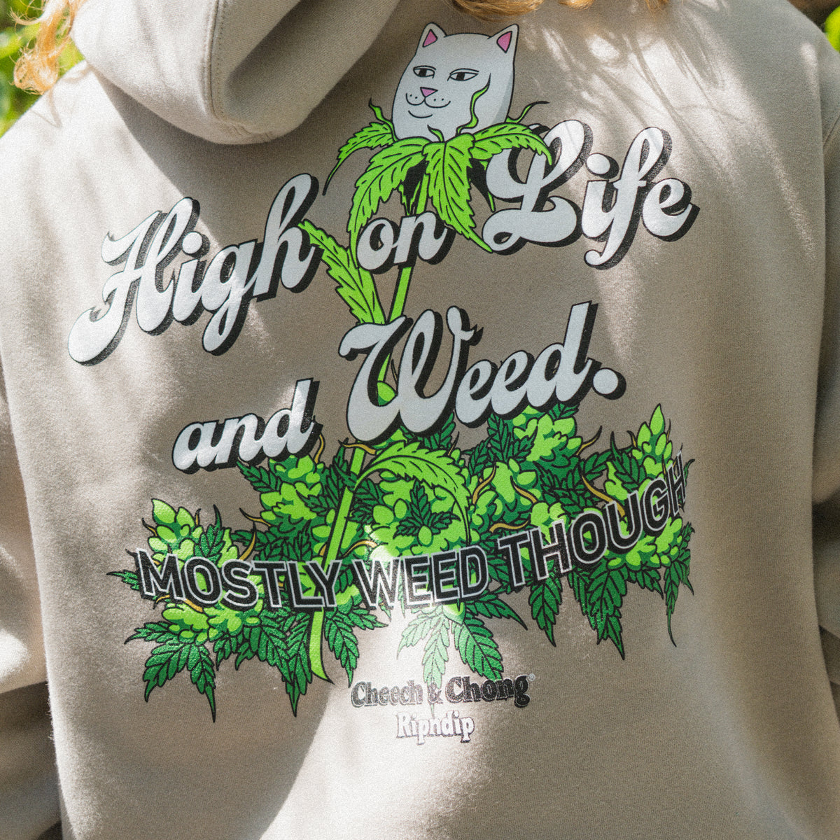 RIPNDIP High On Life 420 Hoodie (Cement)