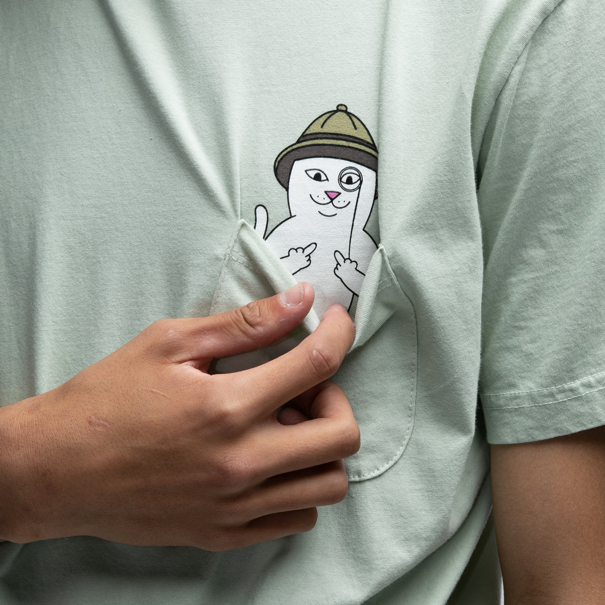 RIPNDIP Ranger Nerm Pocket Tee (Sage)