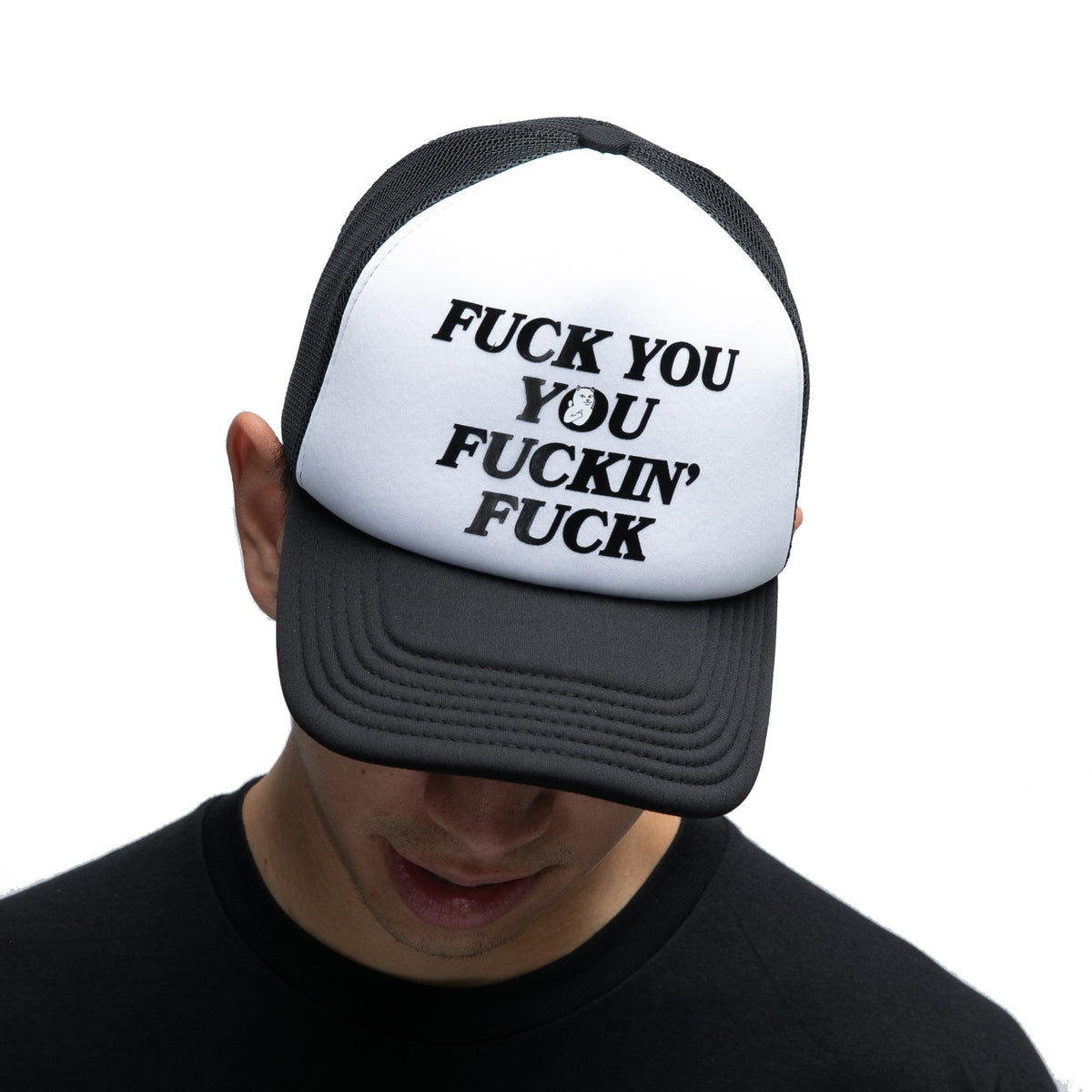 RIPNDIP Fuckin Fuck Trucker Hat (Black)
