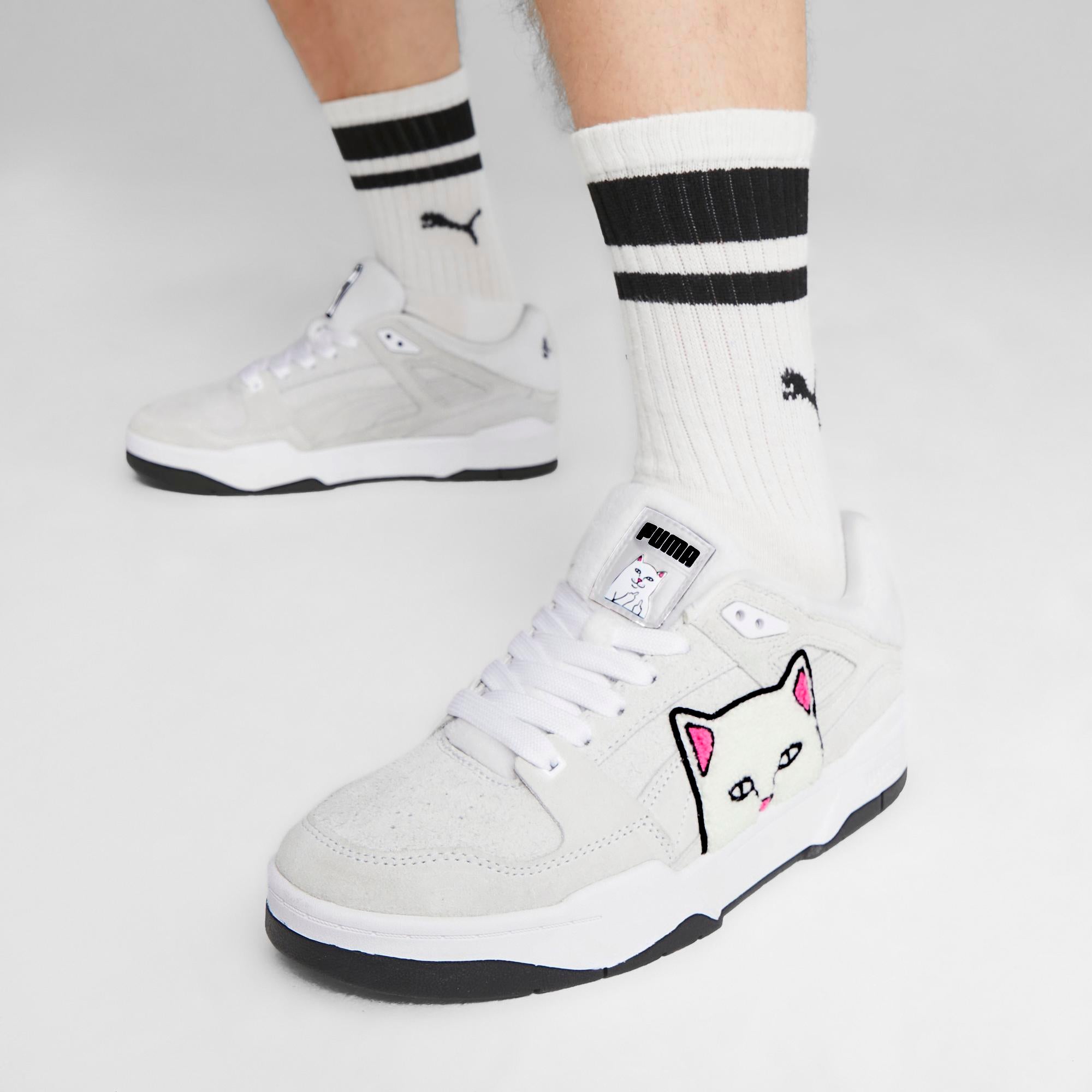 PUMA ×RIPNDIPSLIPSTREAM コラボスニーカー Slipstream RIPNDIP (Puma White)
