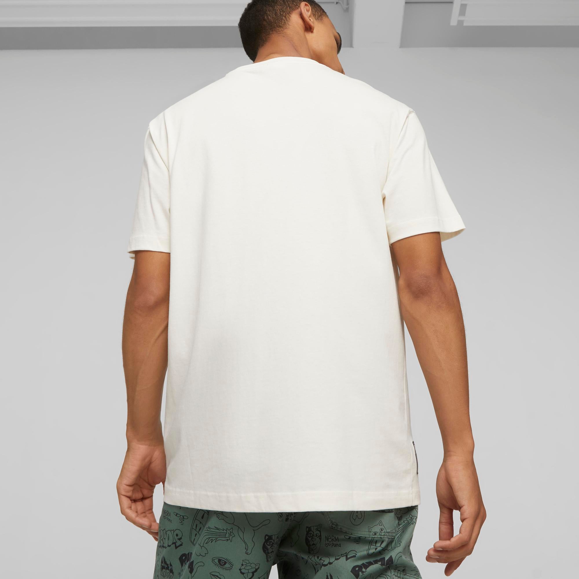RIPNDIP PUMA X RIPNDIP Lord Nermal Pocket Tee (Warm White)