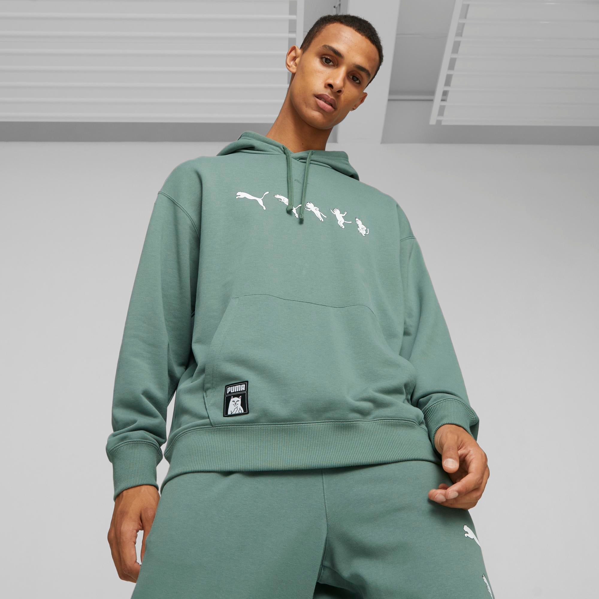 RIPNDIP PUMA X RIPNDIP Morph Hoodie (Eucalyptus)