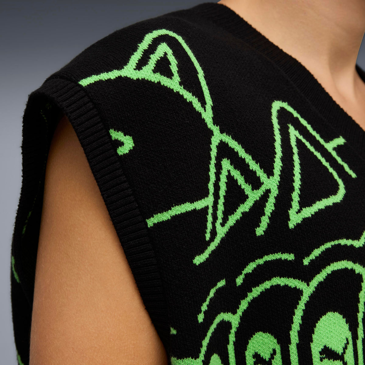 RIPNDIP PUMA X RIPNDIP Knitted Vest (Puma Black)