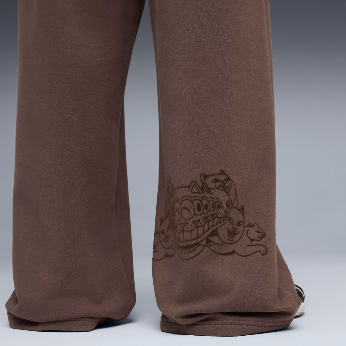 RIPNDIP PUMA X RIPNDIP Oversized Wide Sweatpants (Flat Bronze)