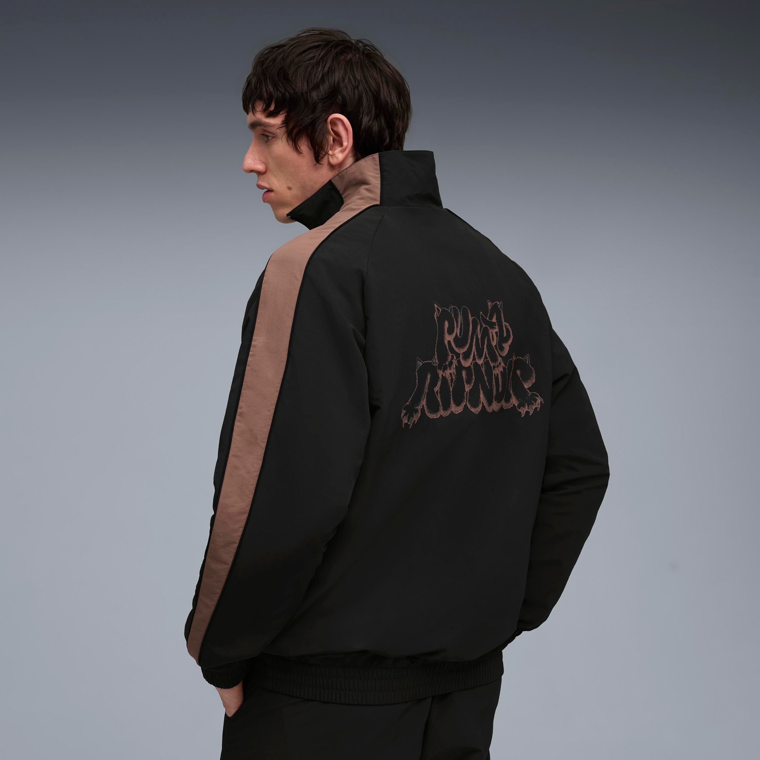 RIPNDIP PUMA X RIPNDIP T7 Oversized Track Jacket (Puma Black)