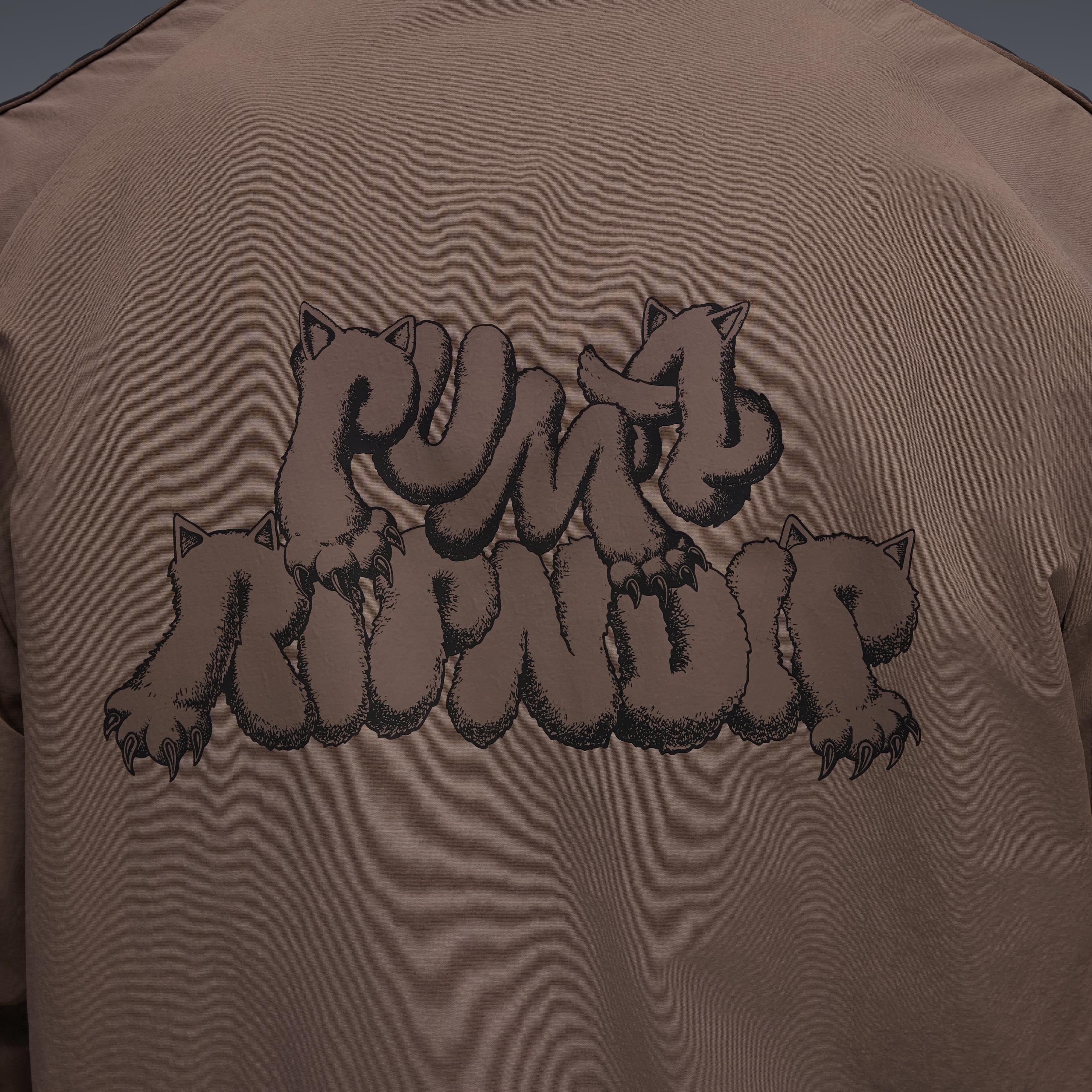 RIPNDIP PUMA X RIPNDIP T7 Oversized Track Jacket (Flat Bronze)