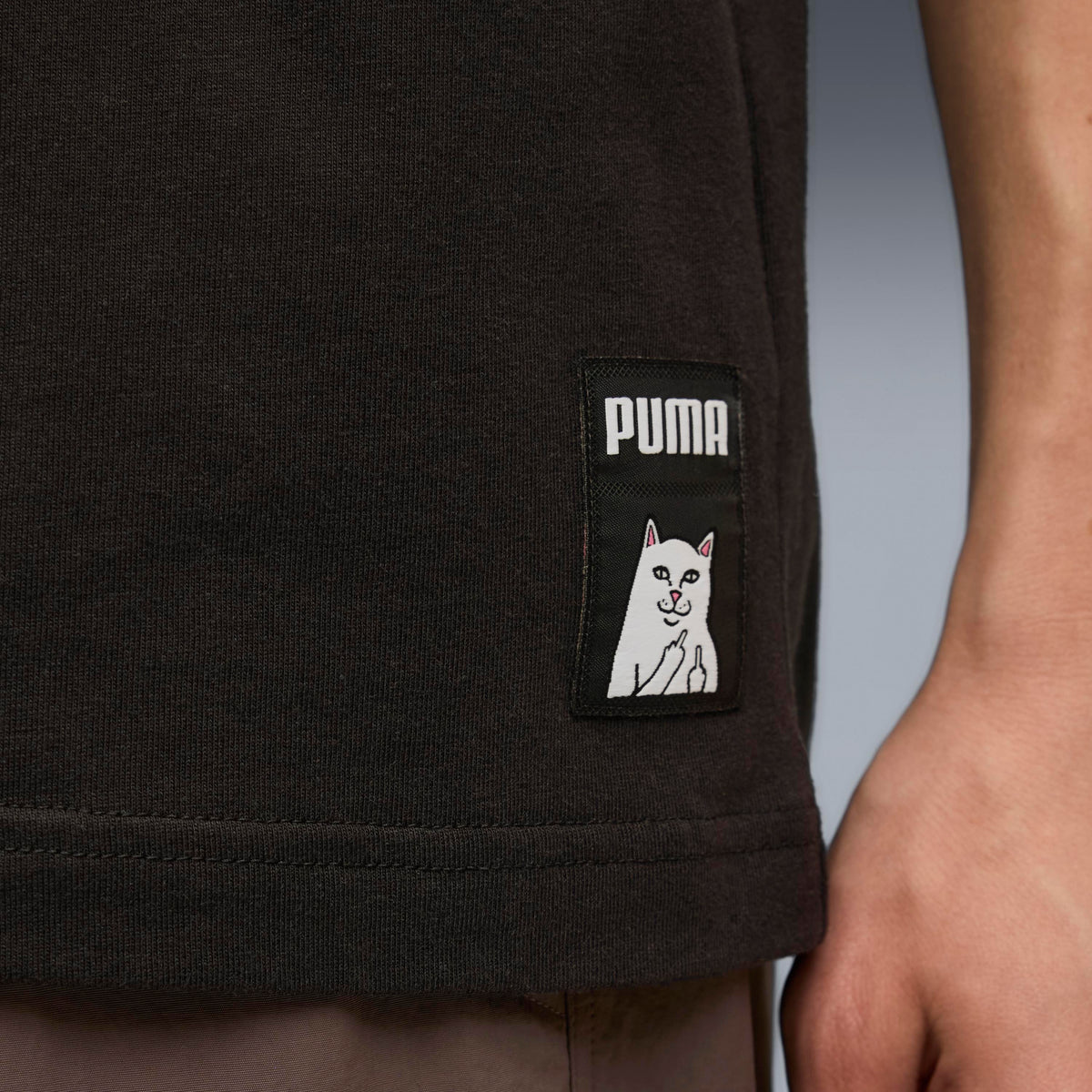 RIPNDIP PUMA X RIPNDIP Relaxed Pocket Tee (Puma Black)