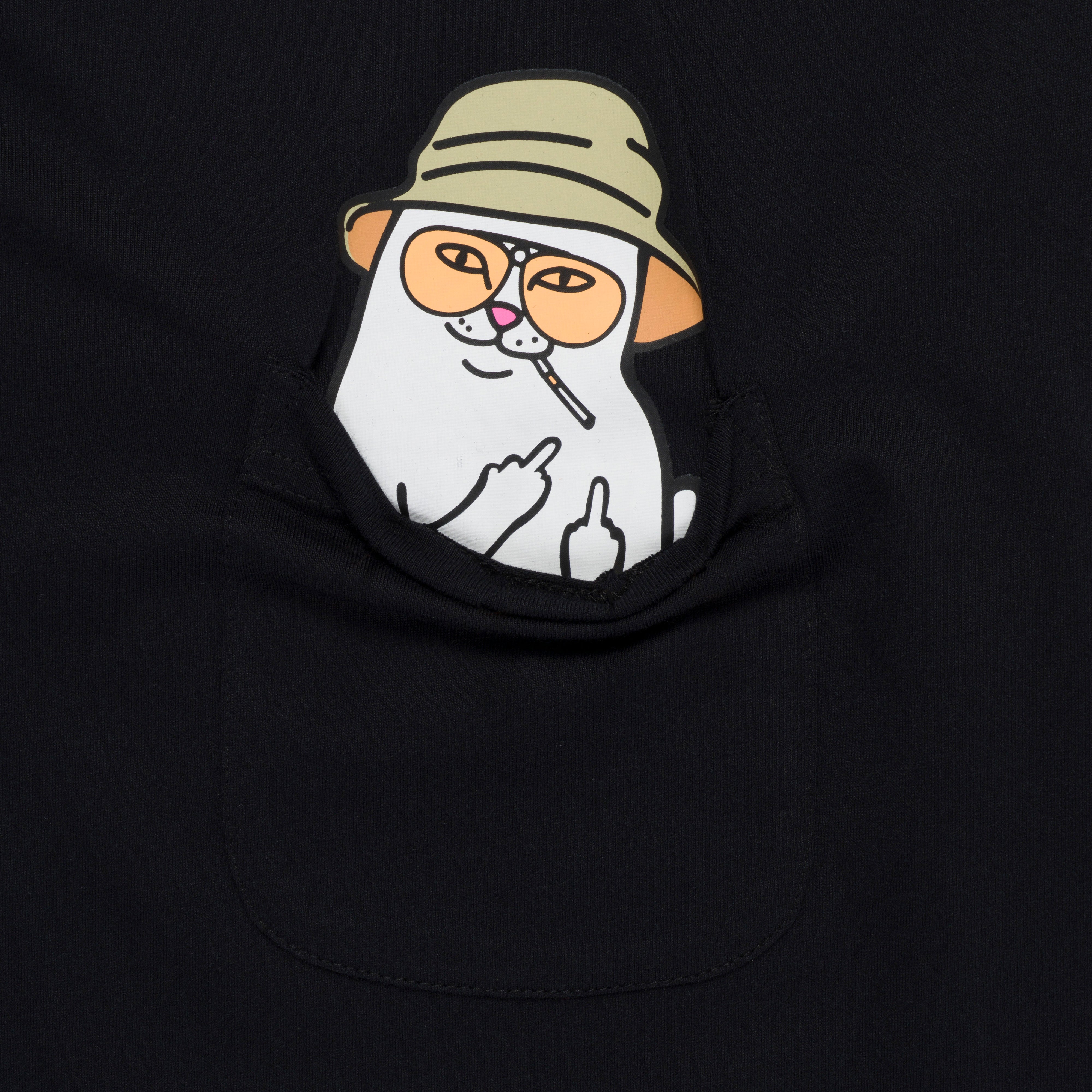 RIPNDIP Lord Nermal S Thompson Pocket Tee (Black)