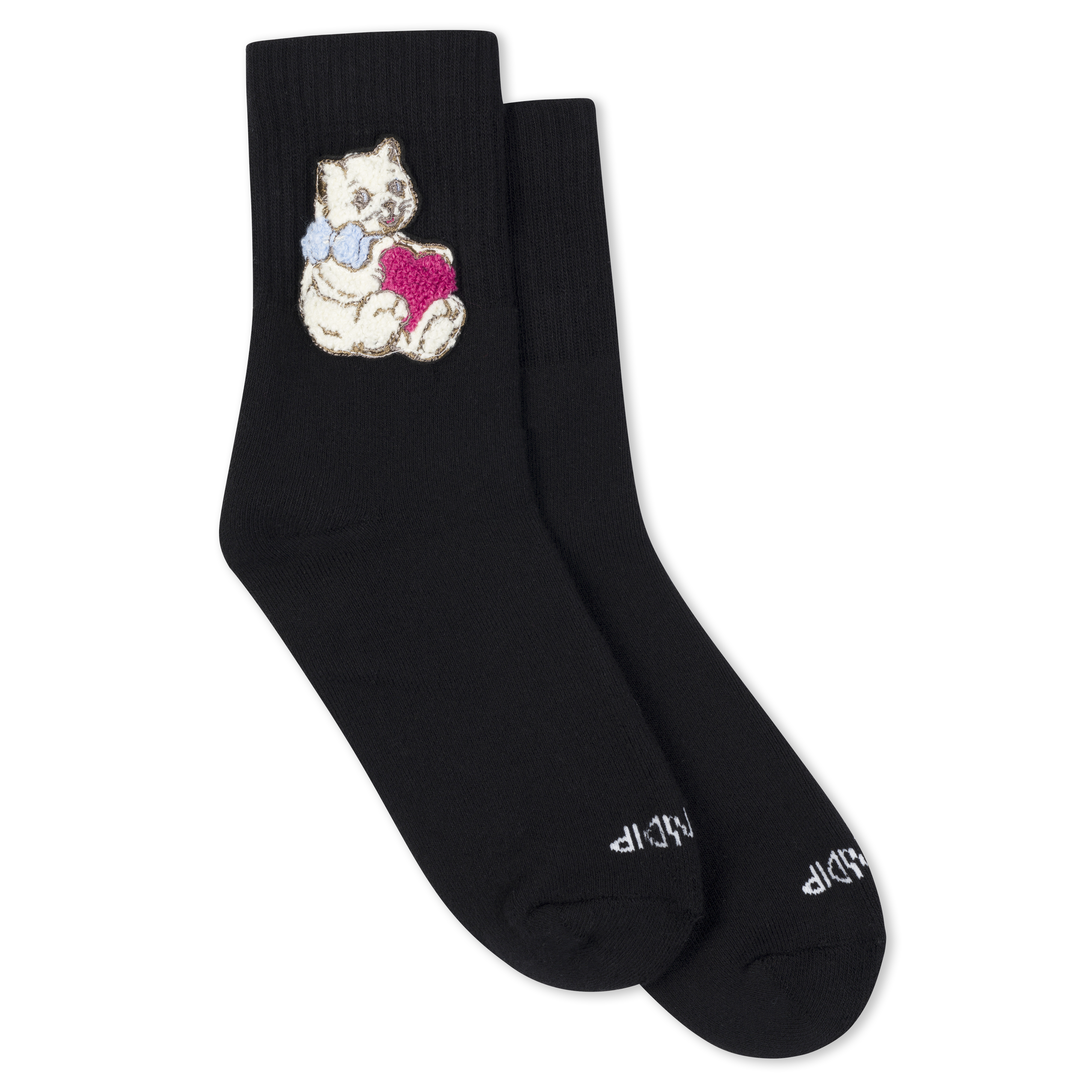 RIPNDIP I Love Cats Mid Socks (Black)