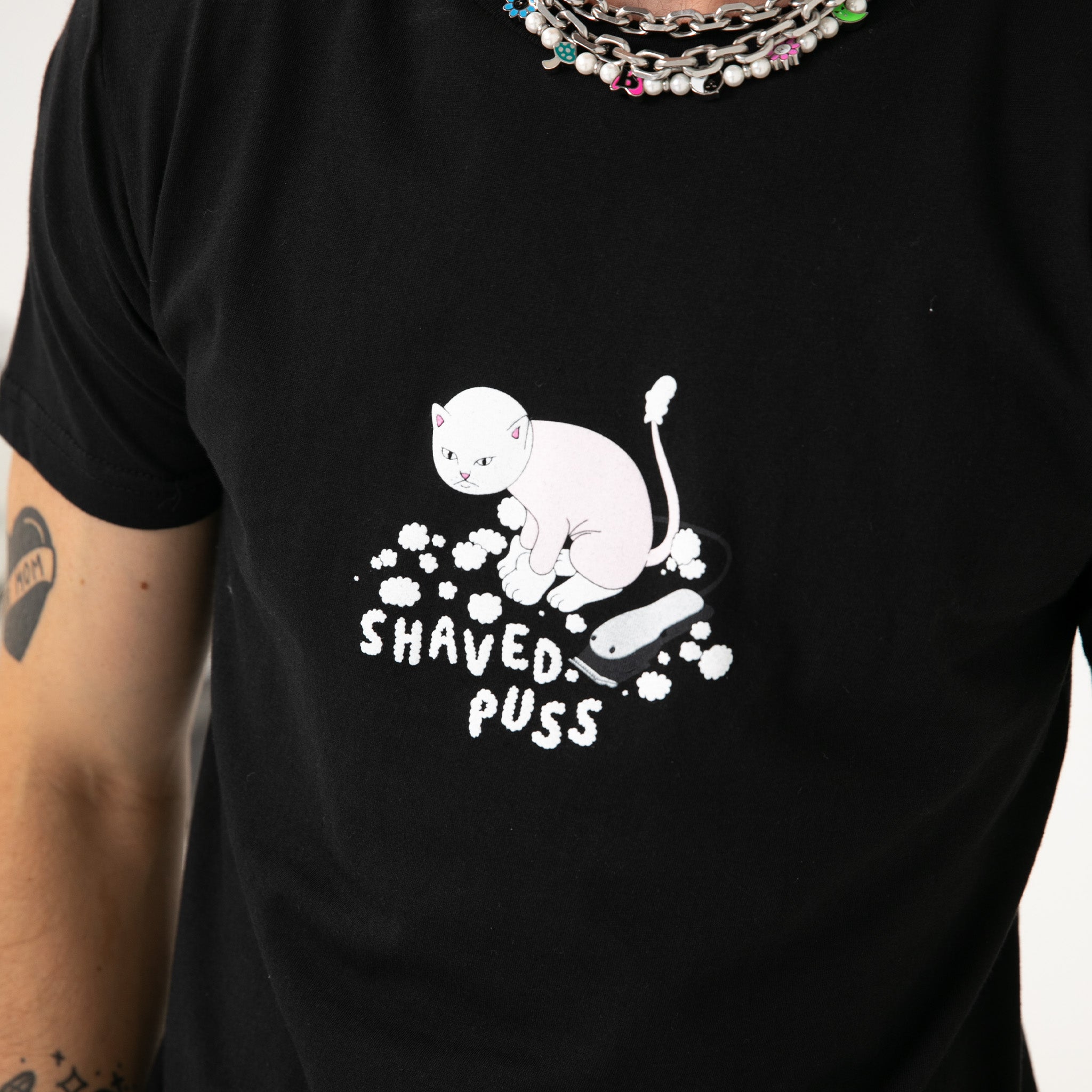 RIPNDIP Shaved Puss Tee (Black)