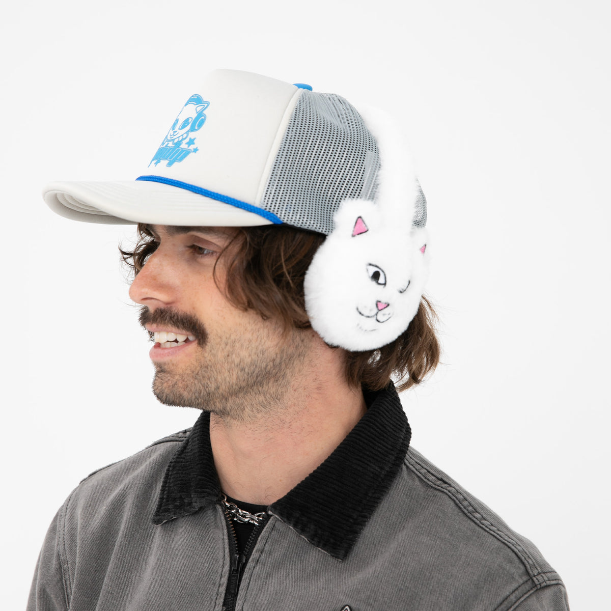 RIPNDIP Kawaii Nerm Trucker Hat (Light Khaki)