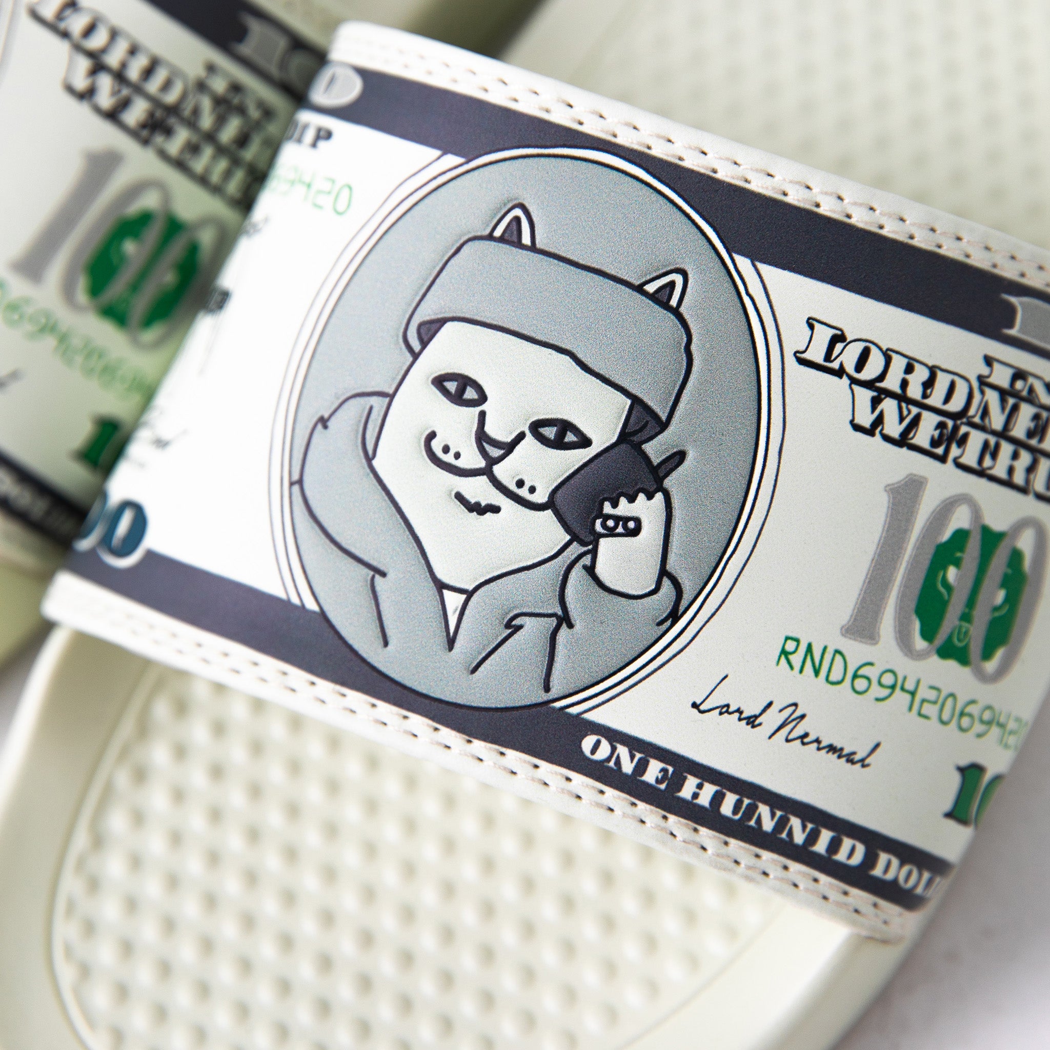 RIPNDIP Moneybag Slides (Olive)