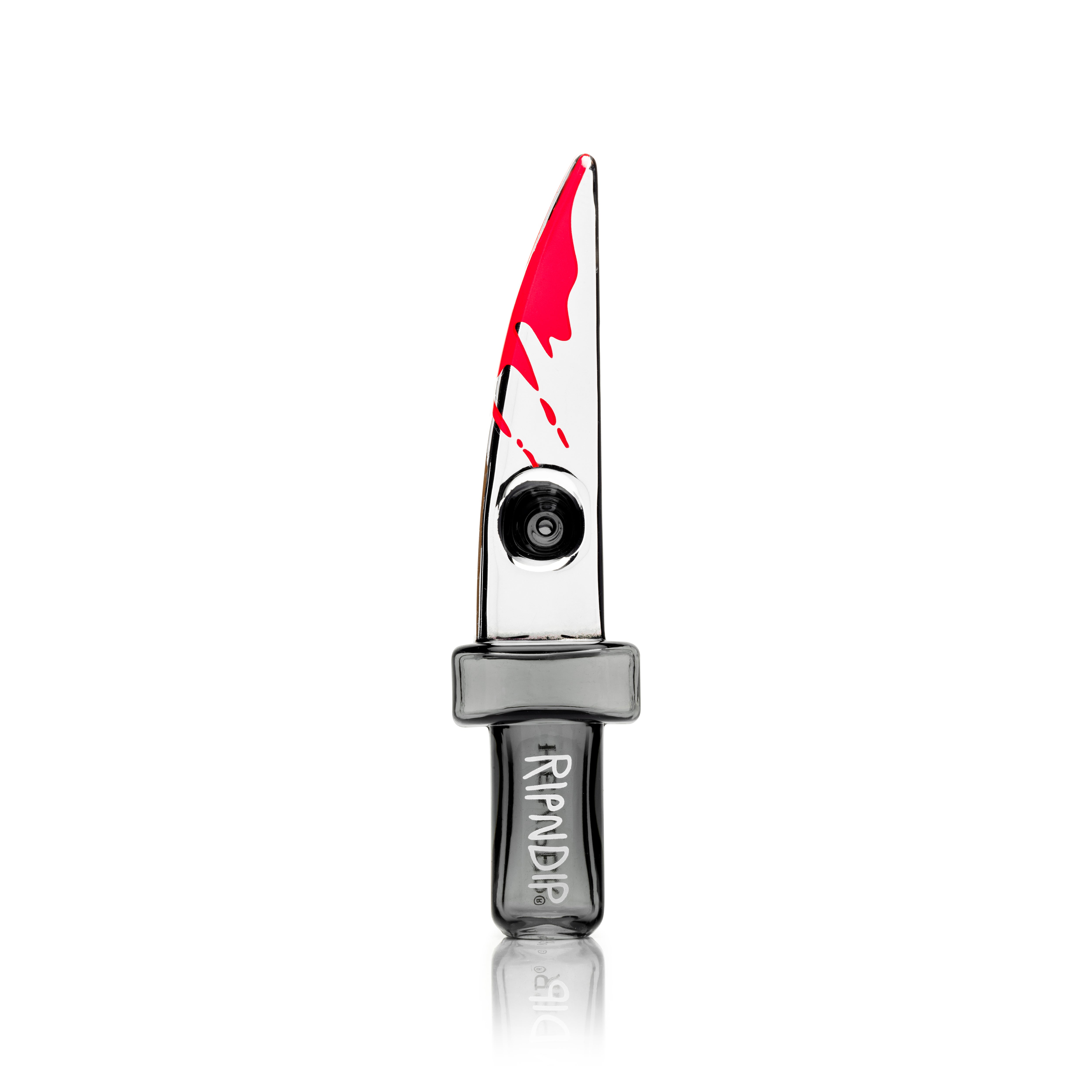 RIPNDIP Hemper Killer Nermal Knife Hand Pipe (Clear)