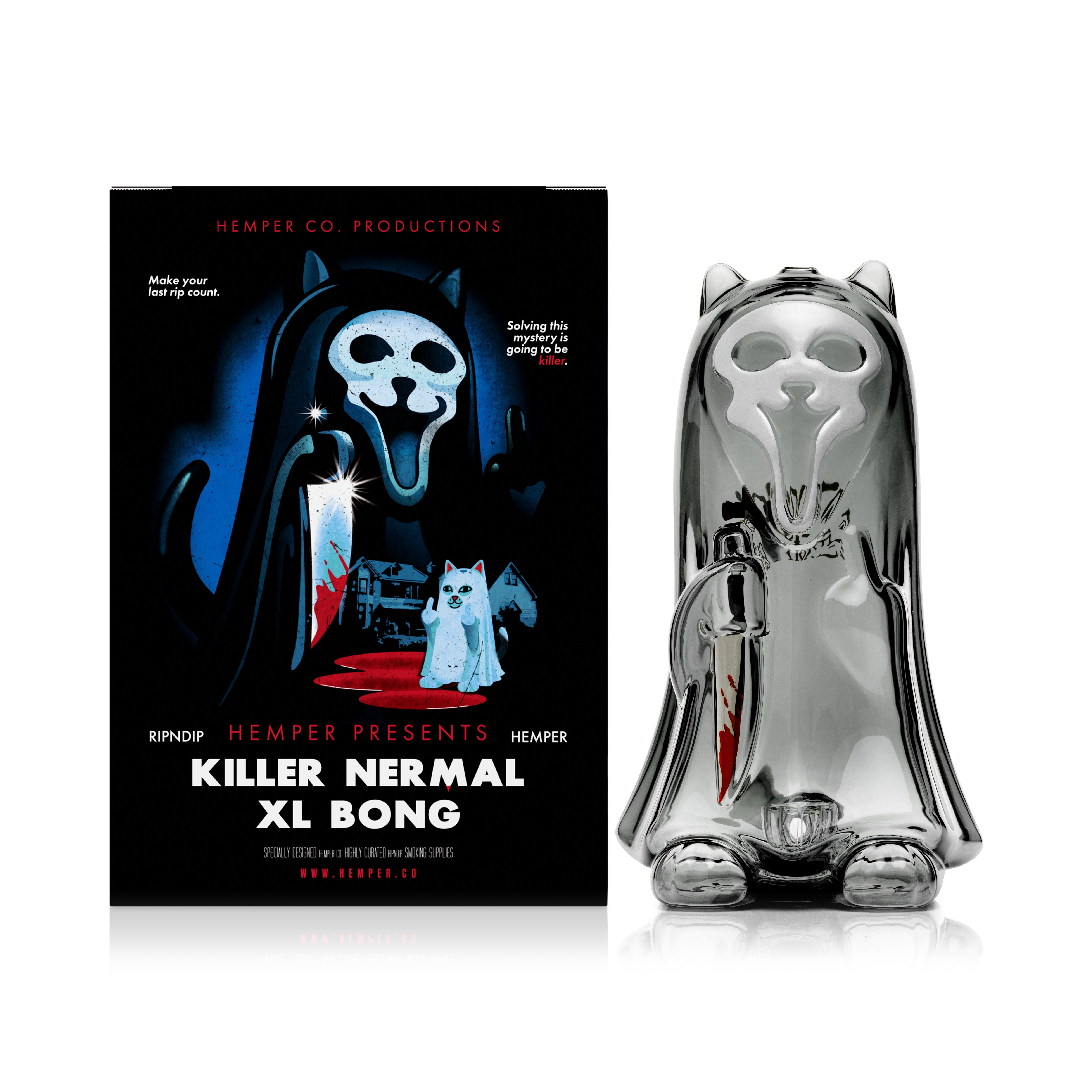 RIPNDIP Hemper Killer Nermal XL Beaker (Clear)