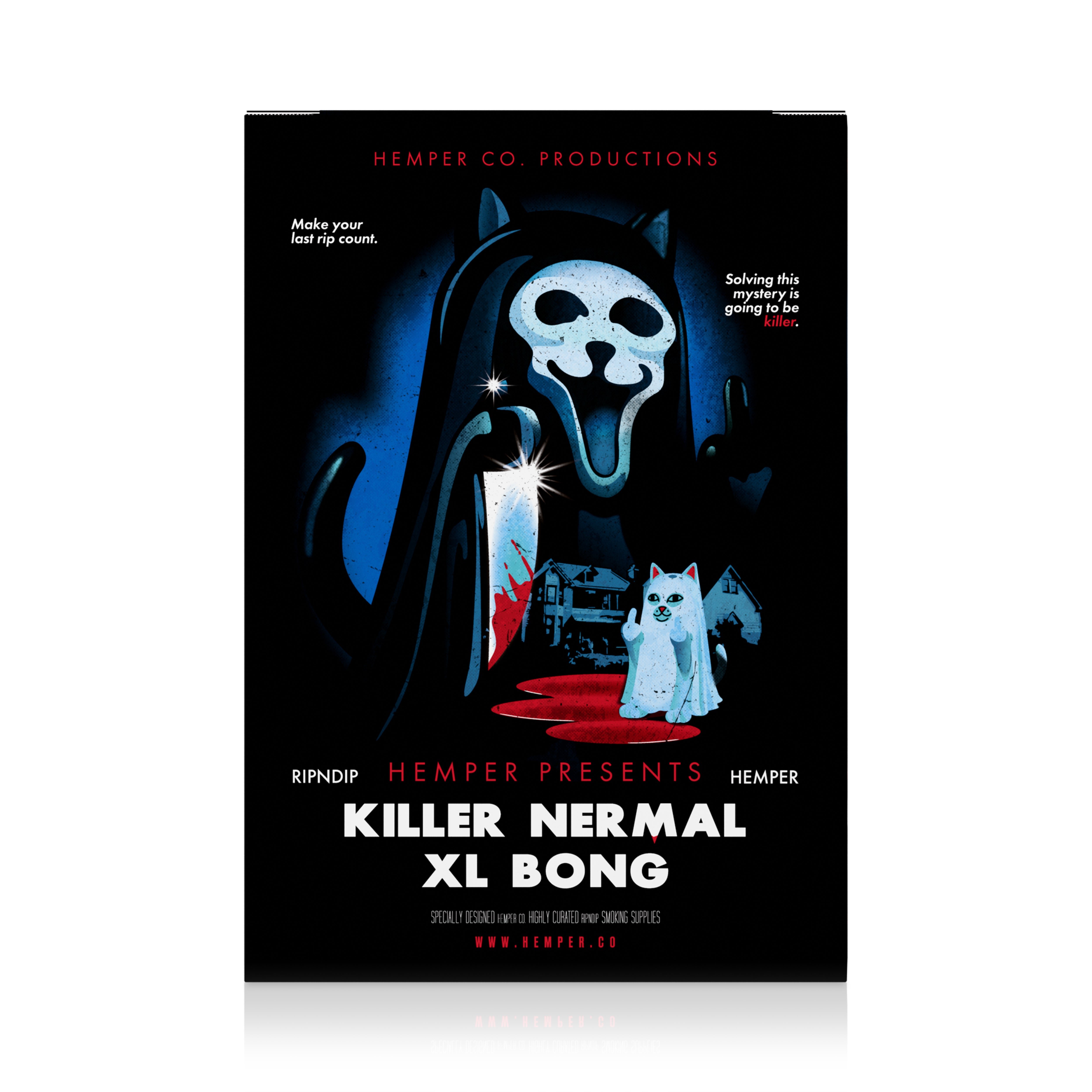 RIPNDIP Hemper Killer Nermal XL Beaker (Clear)