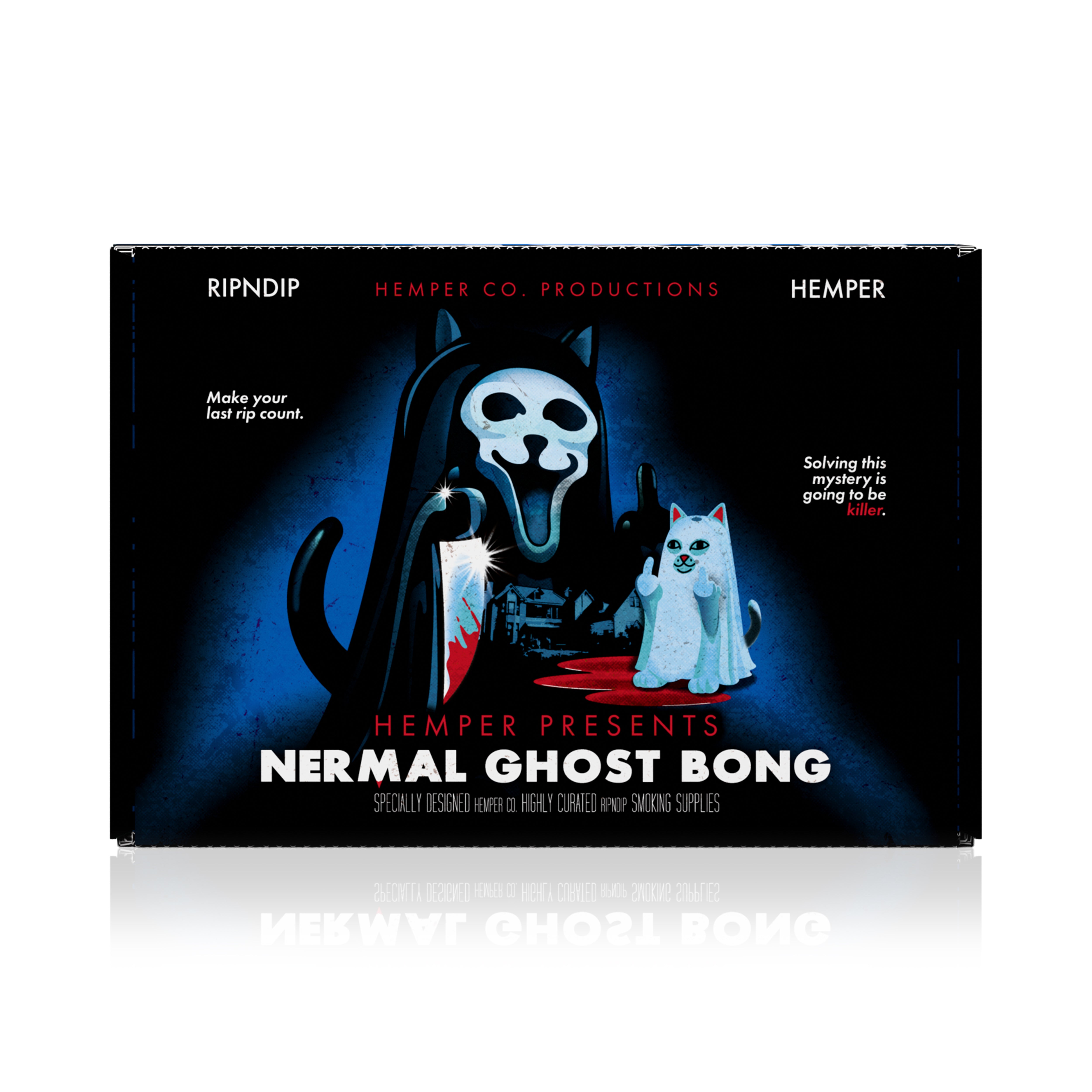 RIPNDIP Hemper Nermal Ghost Beaker (Clear)