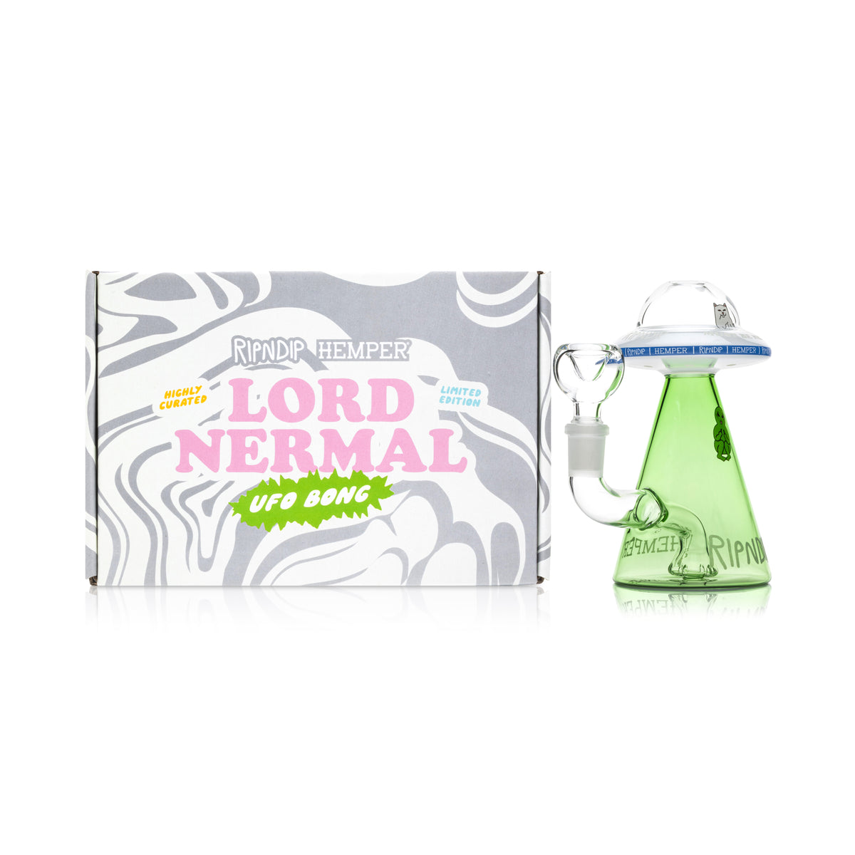 RIPNDIP Nermal UFO Beaker Mini (White)