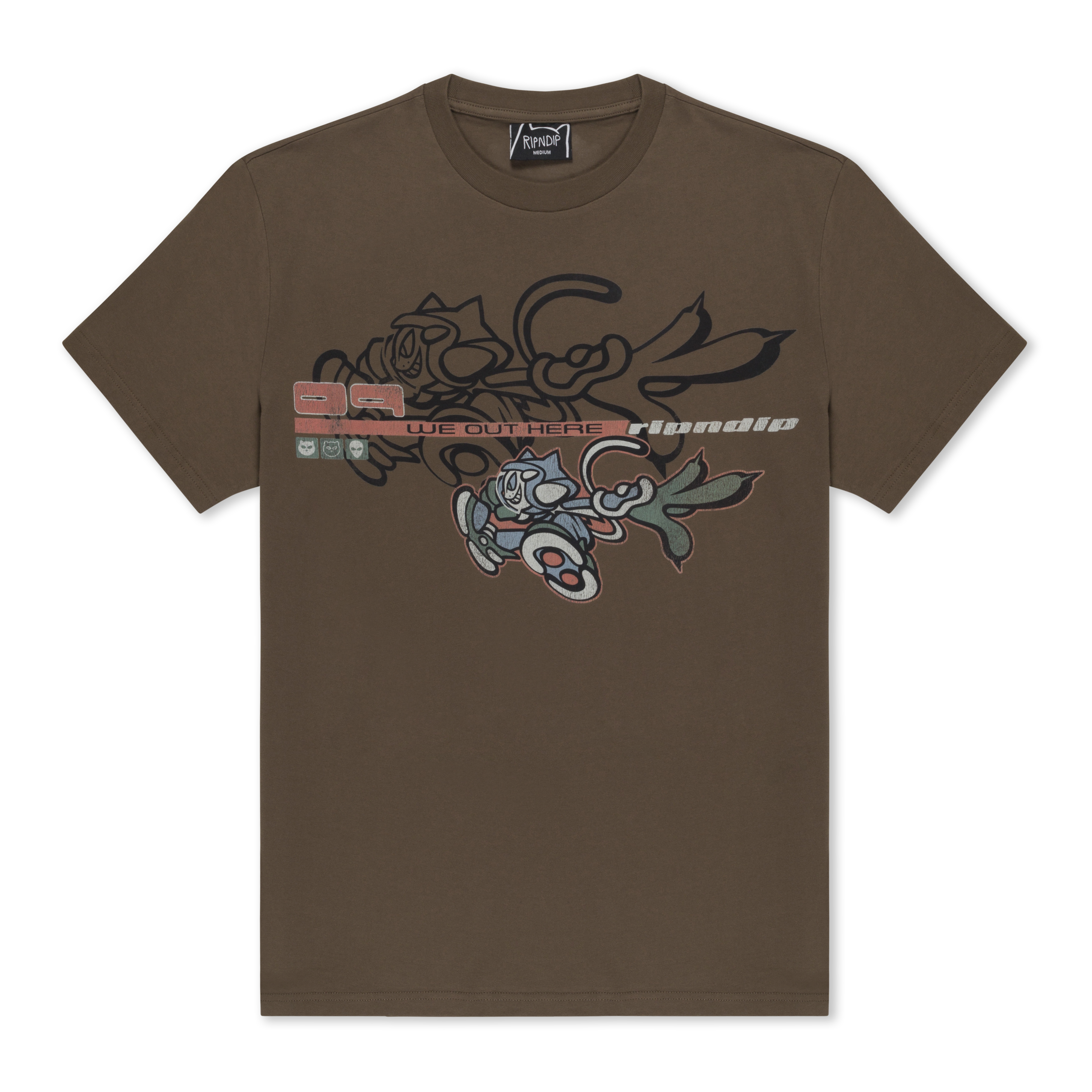 RIPNDIP Cyclone Tee (Dusty Brown)