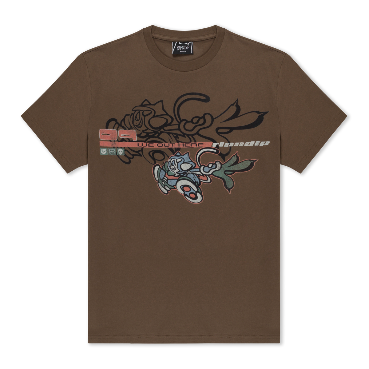 RIPNDIP Cyclone Tee (Dusty Brown)