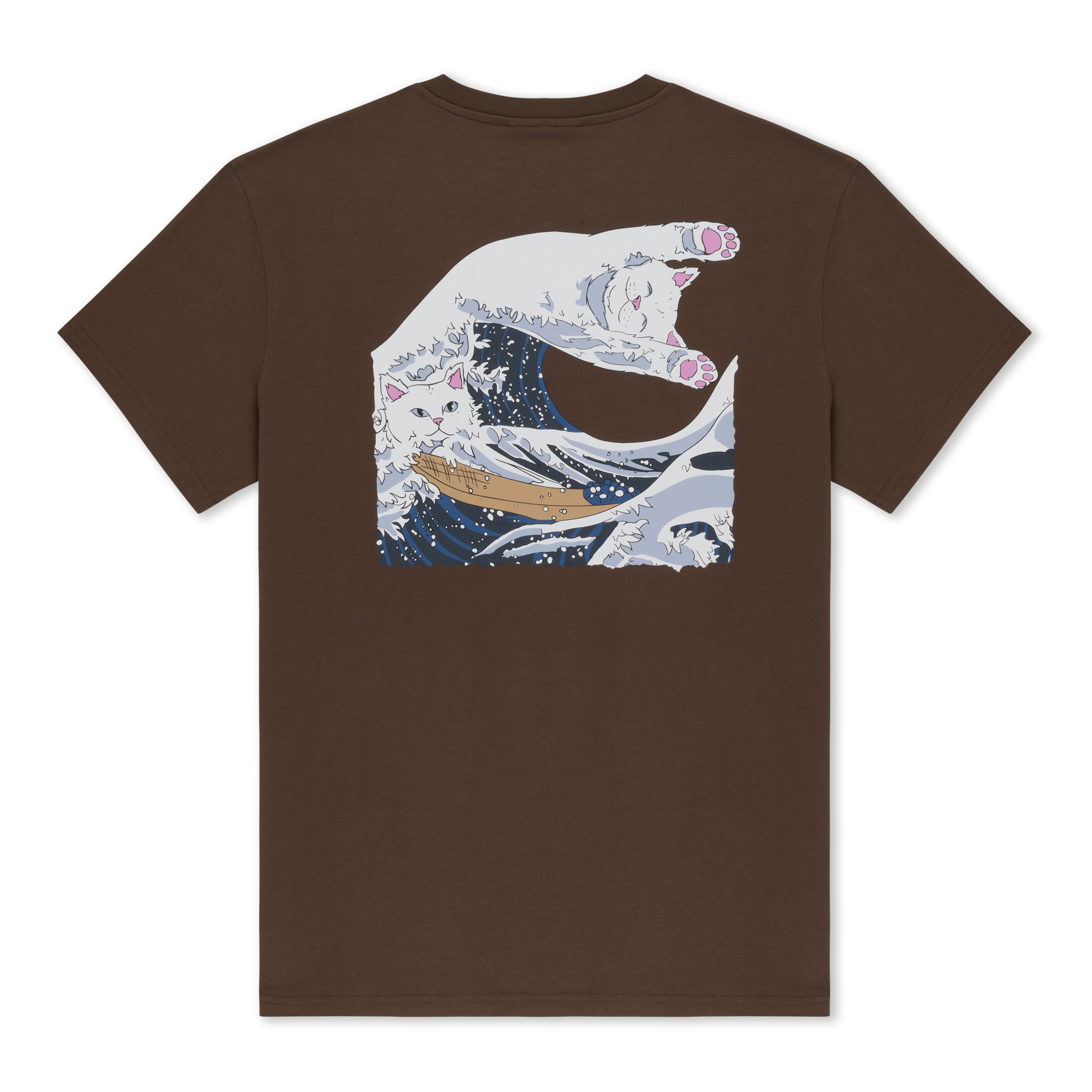 RIPNDIP Great Wave Of Nerm Tee (Brown)