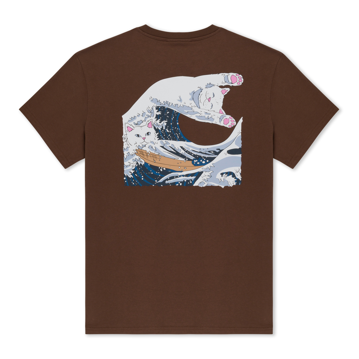 RIPNDIP Great Wave Of Nerm Tee (Brown)