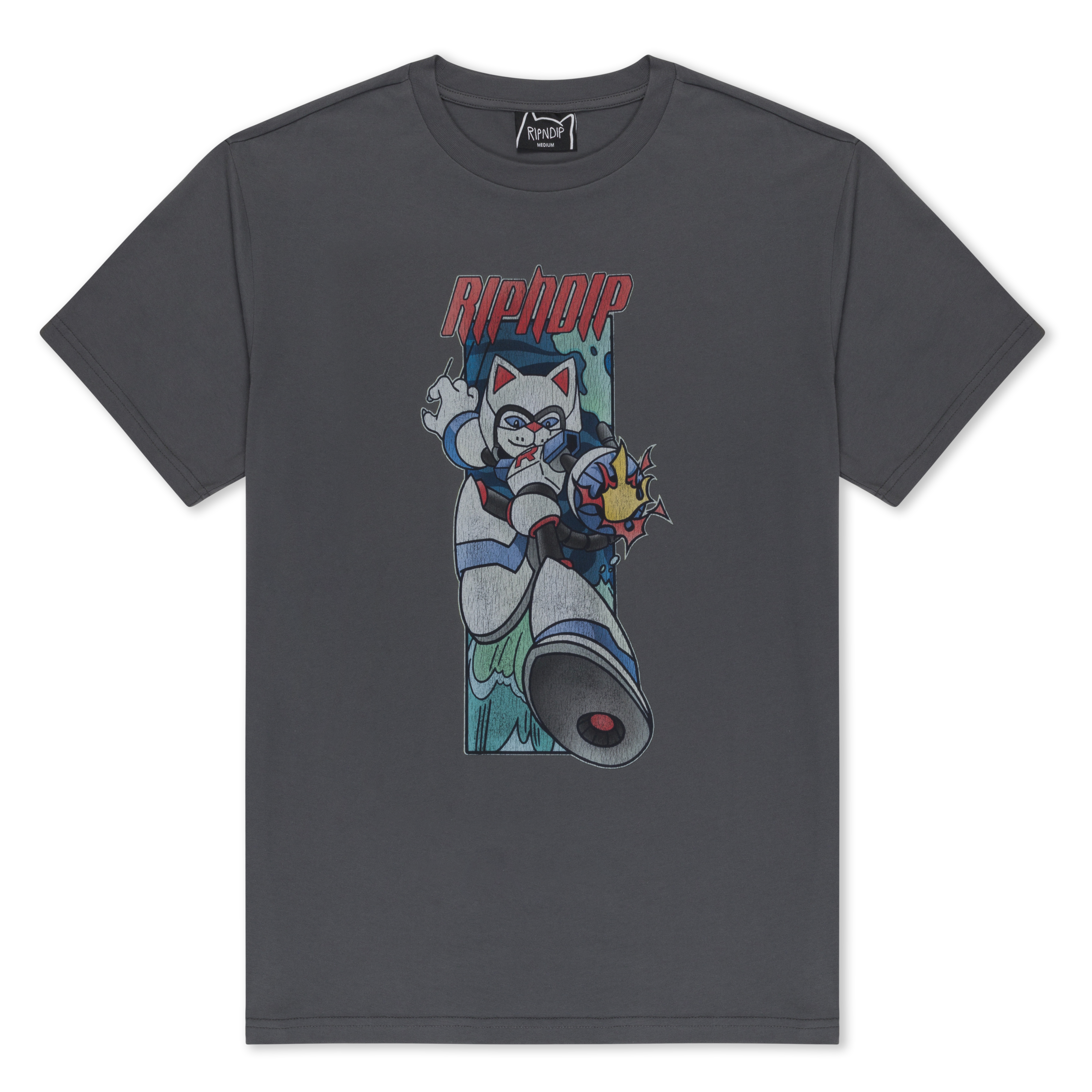 RIPNDIP Rokkunerm Tee (Charcoal)