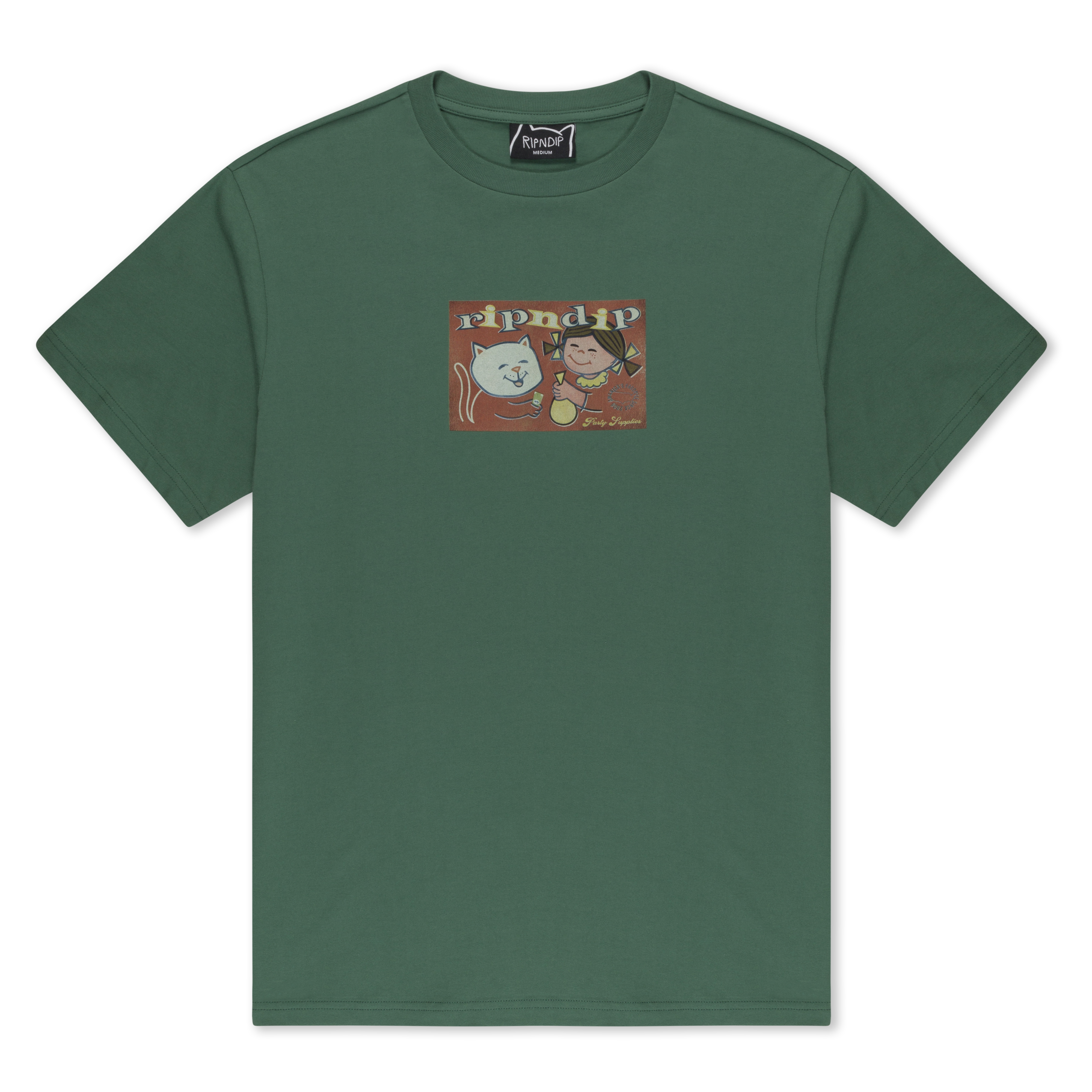 RIPNDIP Party Supplies Tee (Olive)