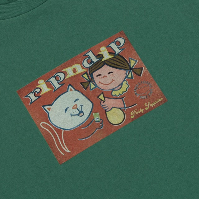 RIPNDIP Party Supplies Tee (Olive)