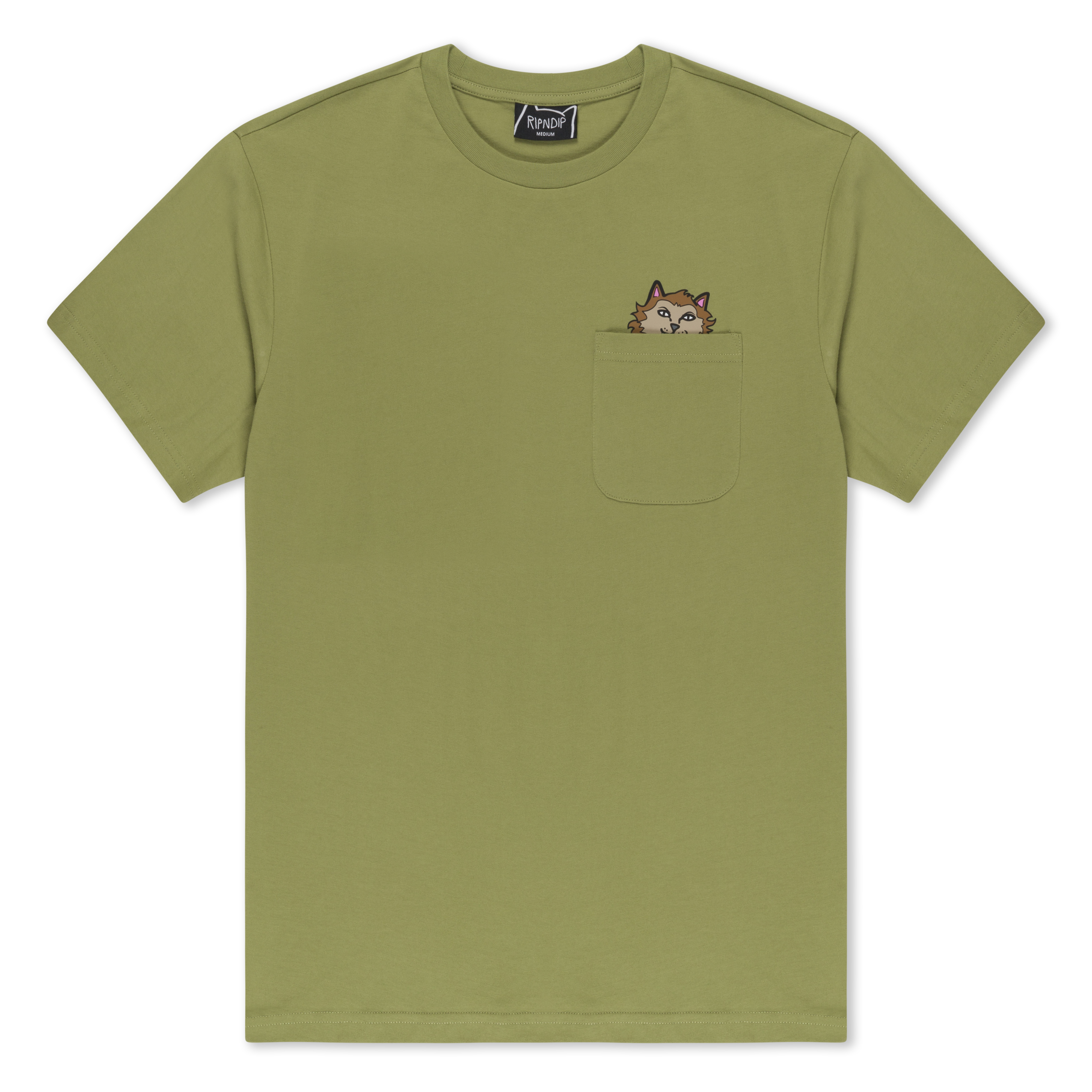 RIPNDIP Full Moon Nerm Pocket Tee (Light Forest)