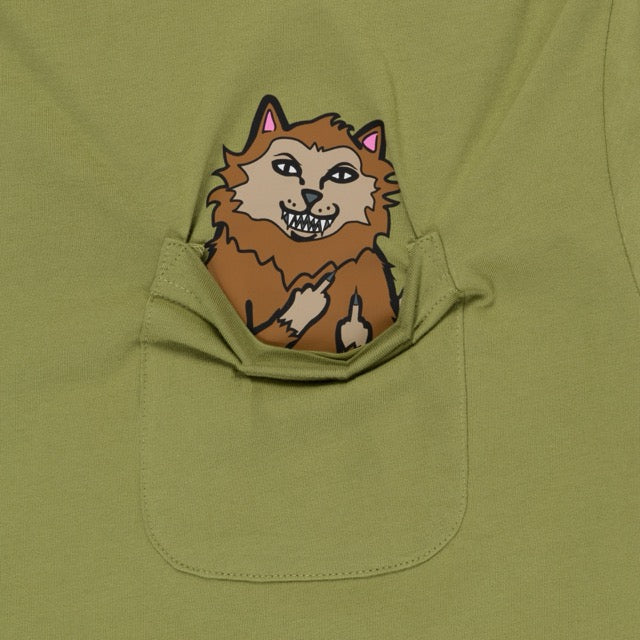 RIPNDIP Full Moon Nerm Pocket Tee (Light Forest)