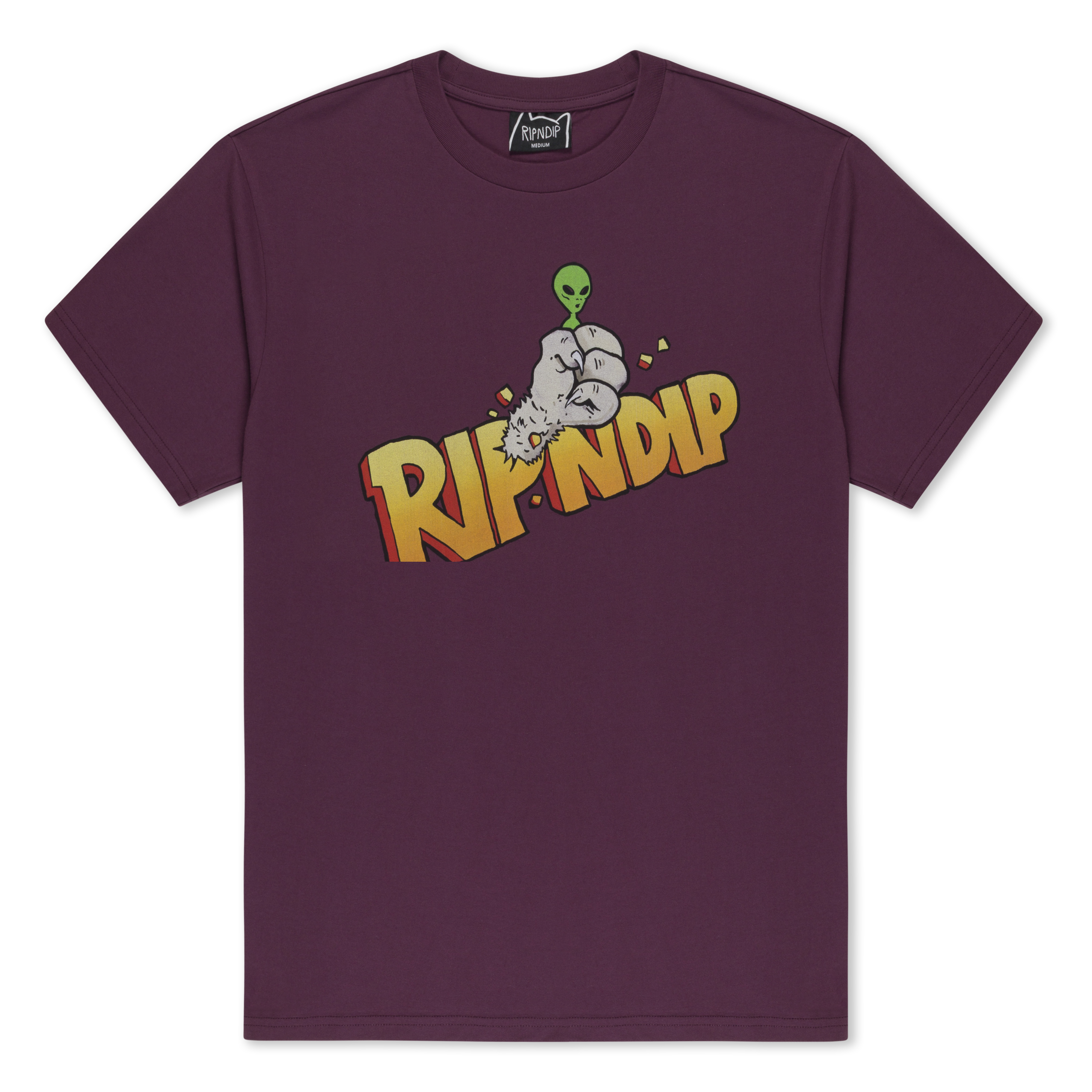RIPNDIP Stronger Tee (Dark Plum)