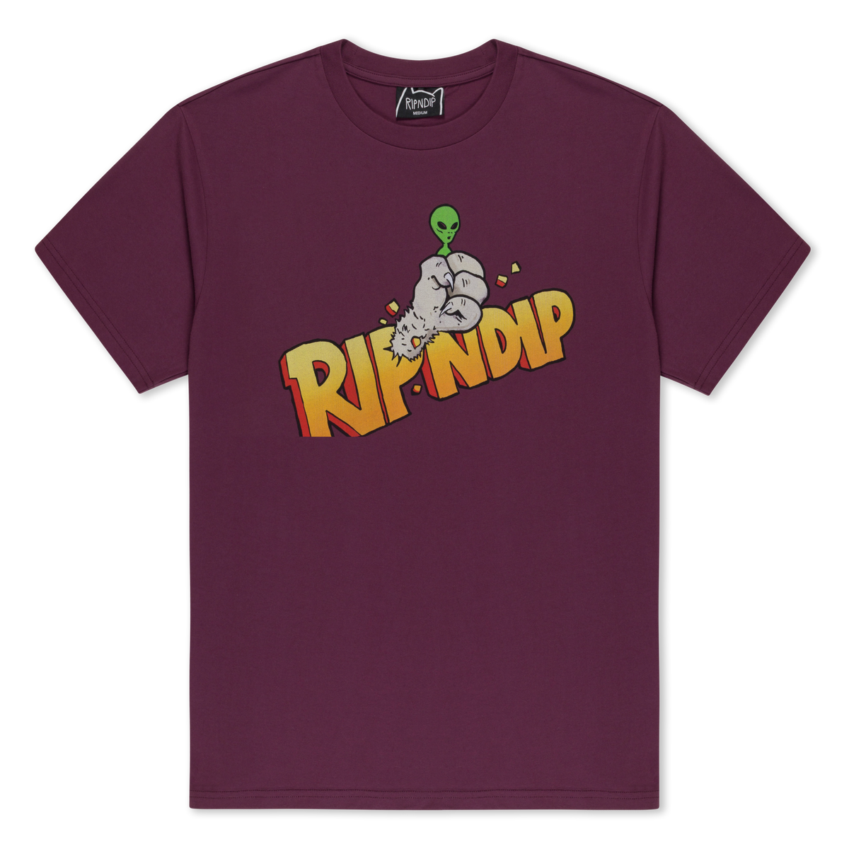 RIPNDIP Stronger Tee (Dark Plum)