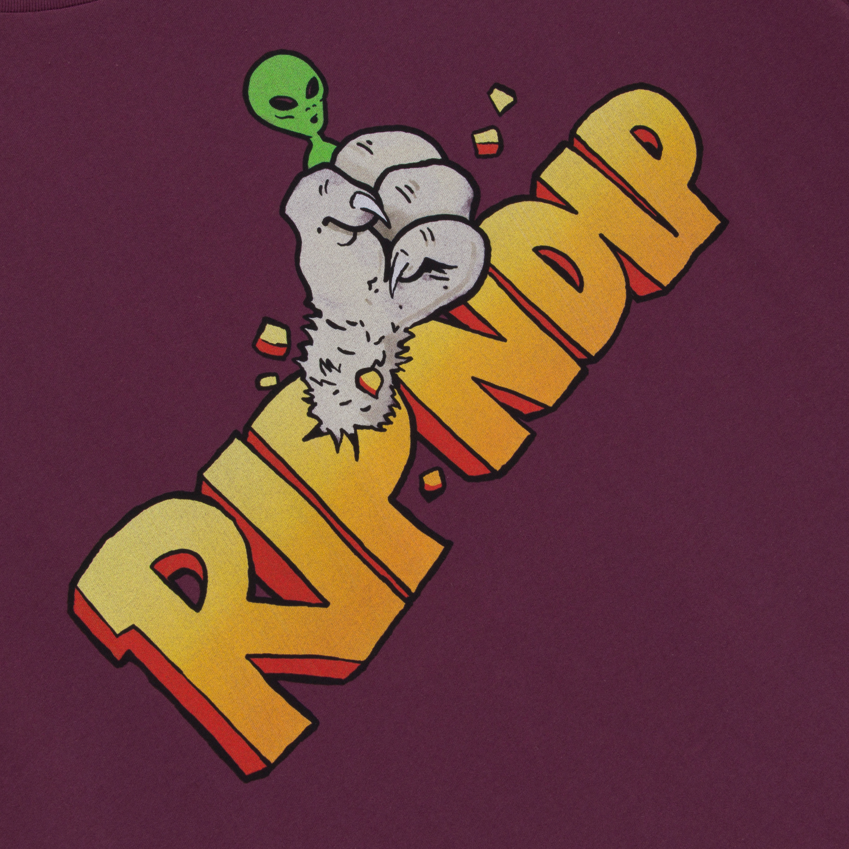 RIPNDIP Stronger Tee (Dark Plum)