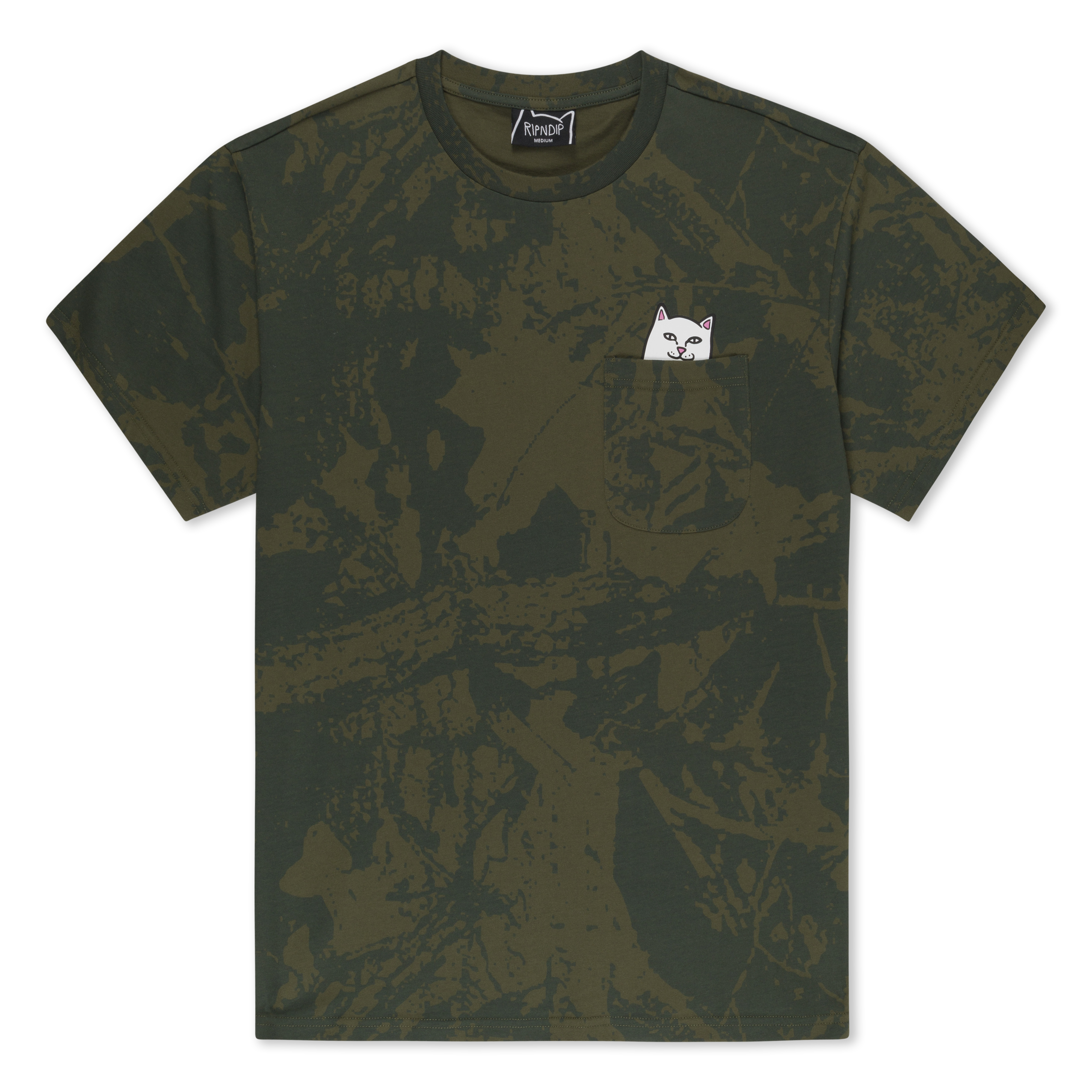 RIPNDIP Lord Nermal Pocket Tee (Forest Camo)
