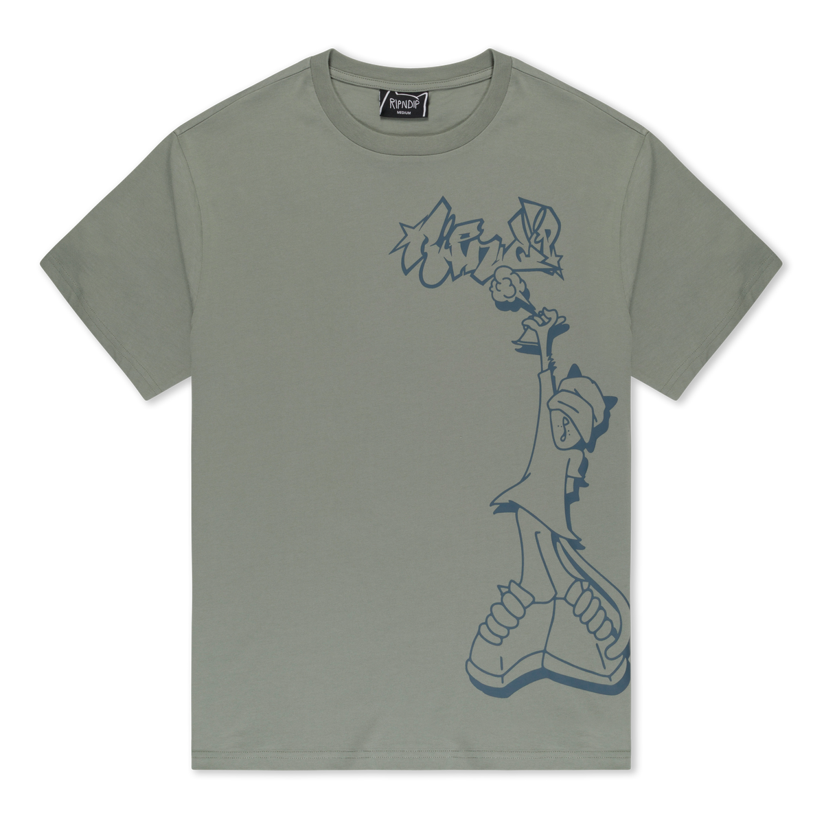 RIPNDIP Hard In Da Paint Tee (Dusty Sage)