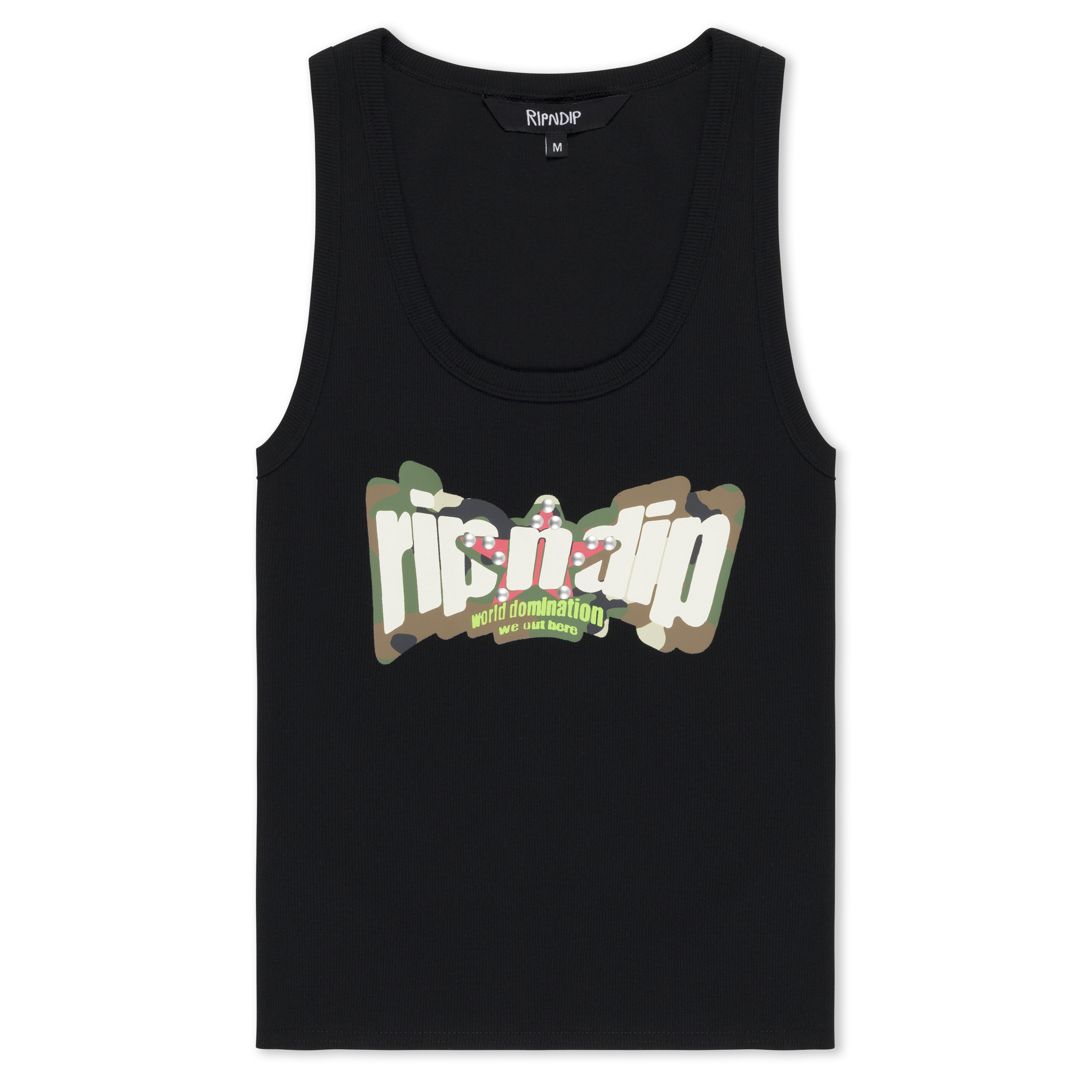 RIPNDIP World Domination Ribbed Tank (Black)