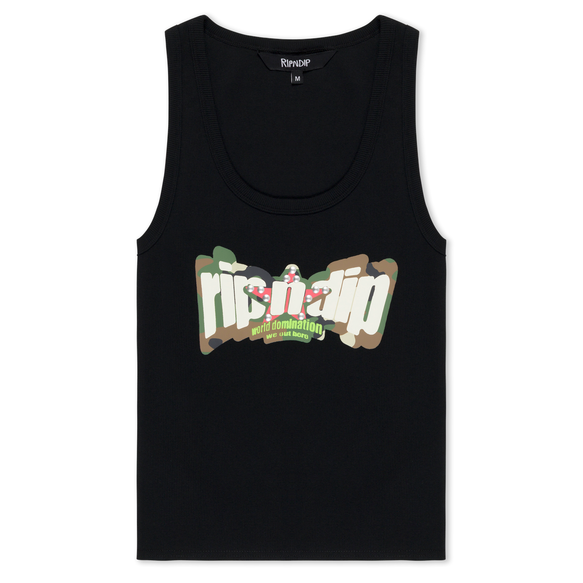RIPNDIP World Domination Ribbed Tank (Black)
