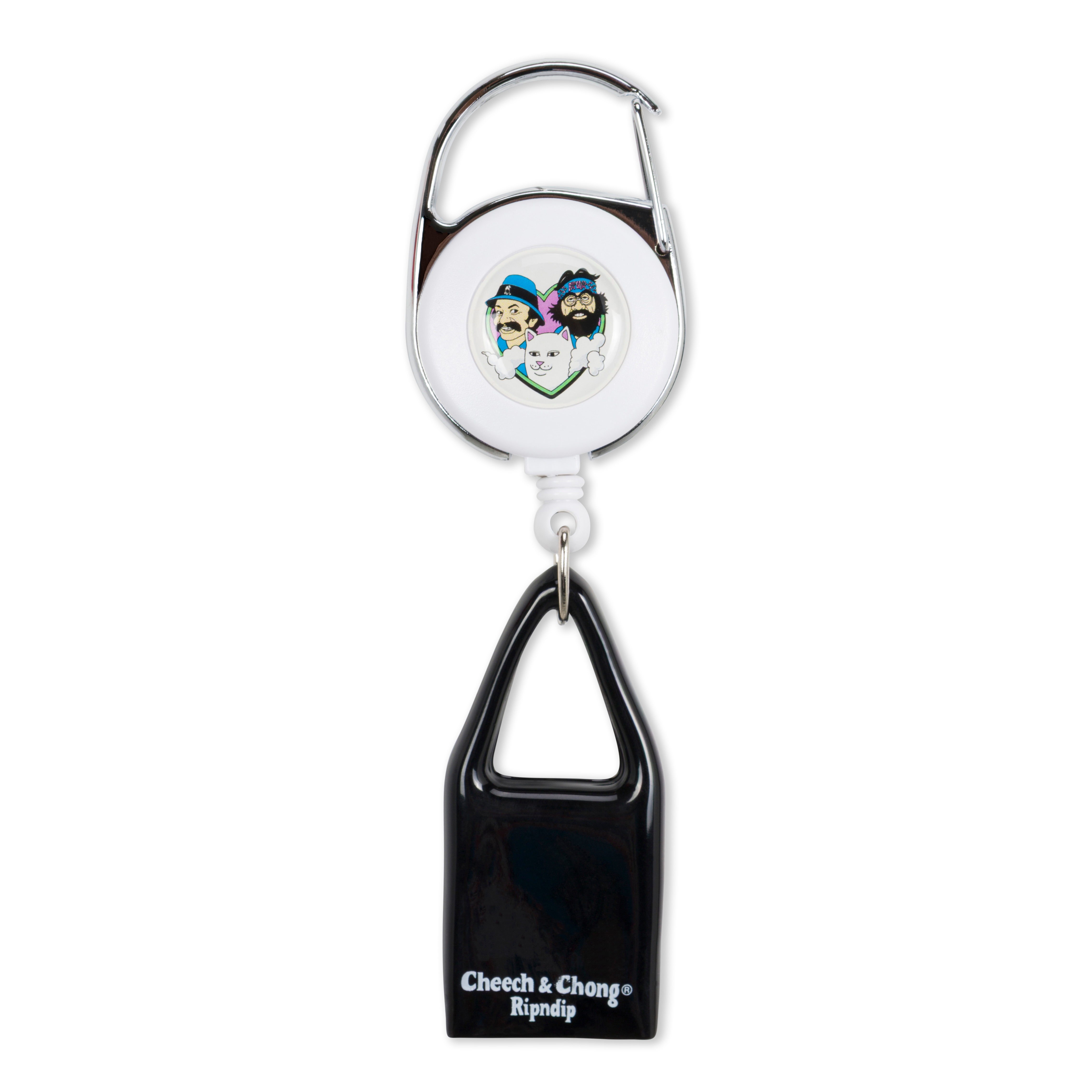 RIPNDIP I Heart Pot Retractable Keychain (Black)