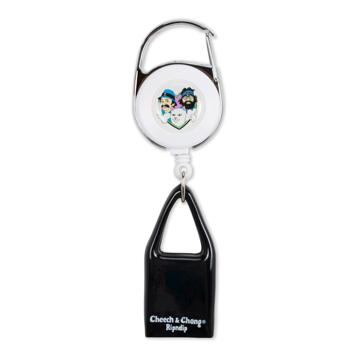 RIPNDIP I Heart Pot Retractable Keychain (Black)
