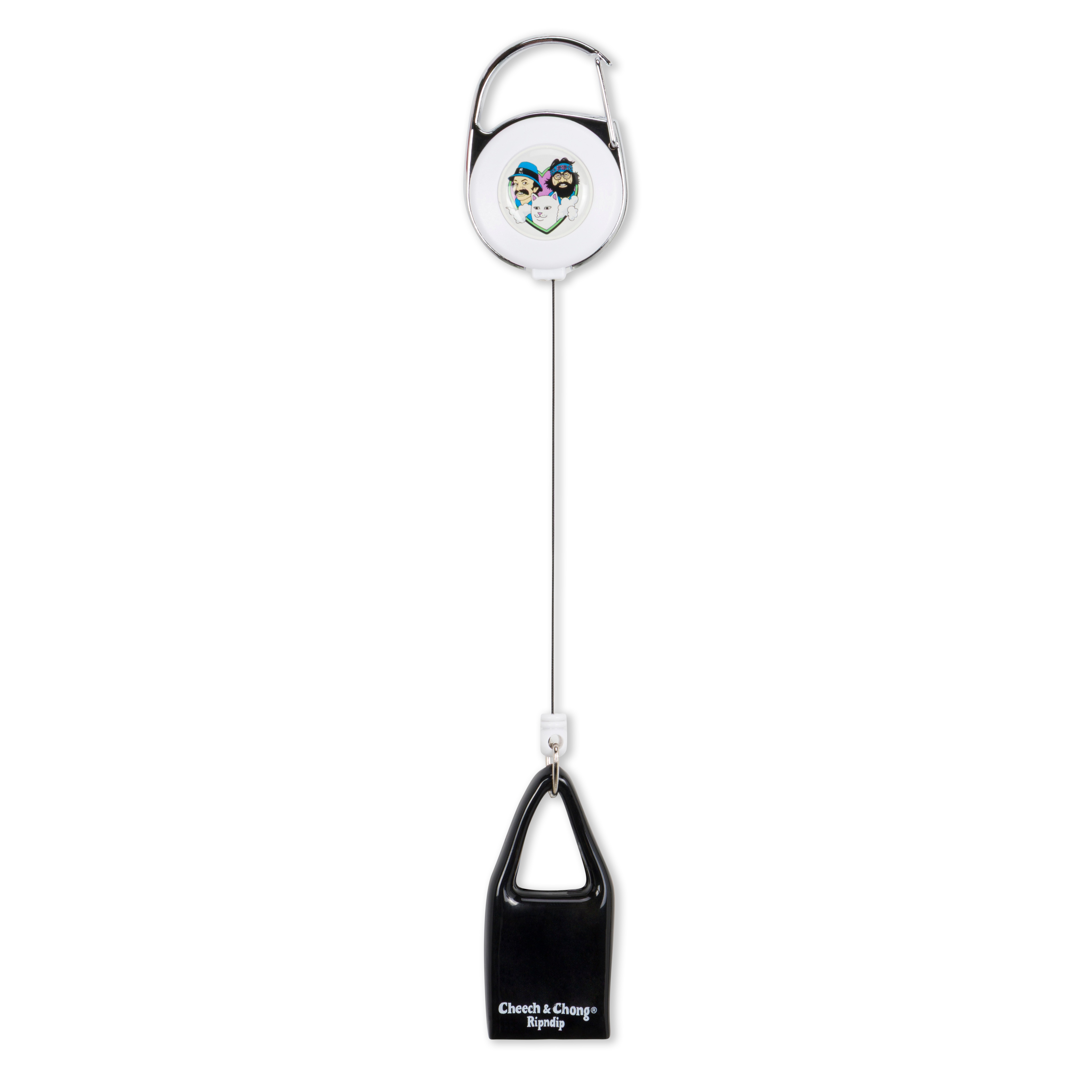 RIPNDIP I Heart Pot Retractable Keychain (Black)