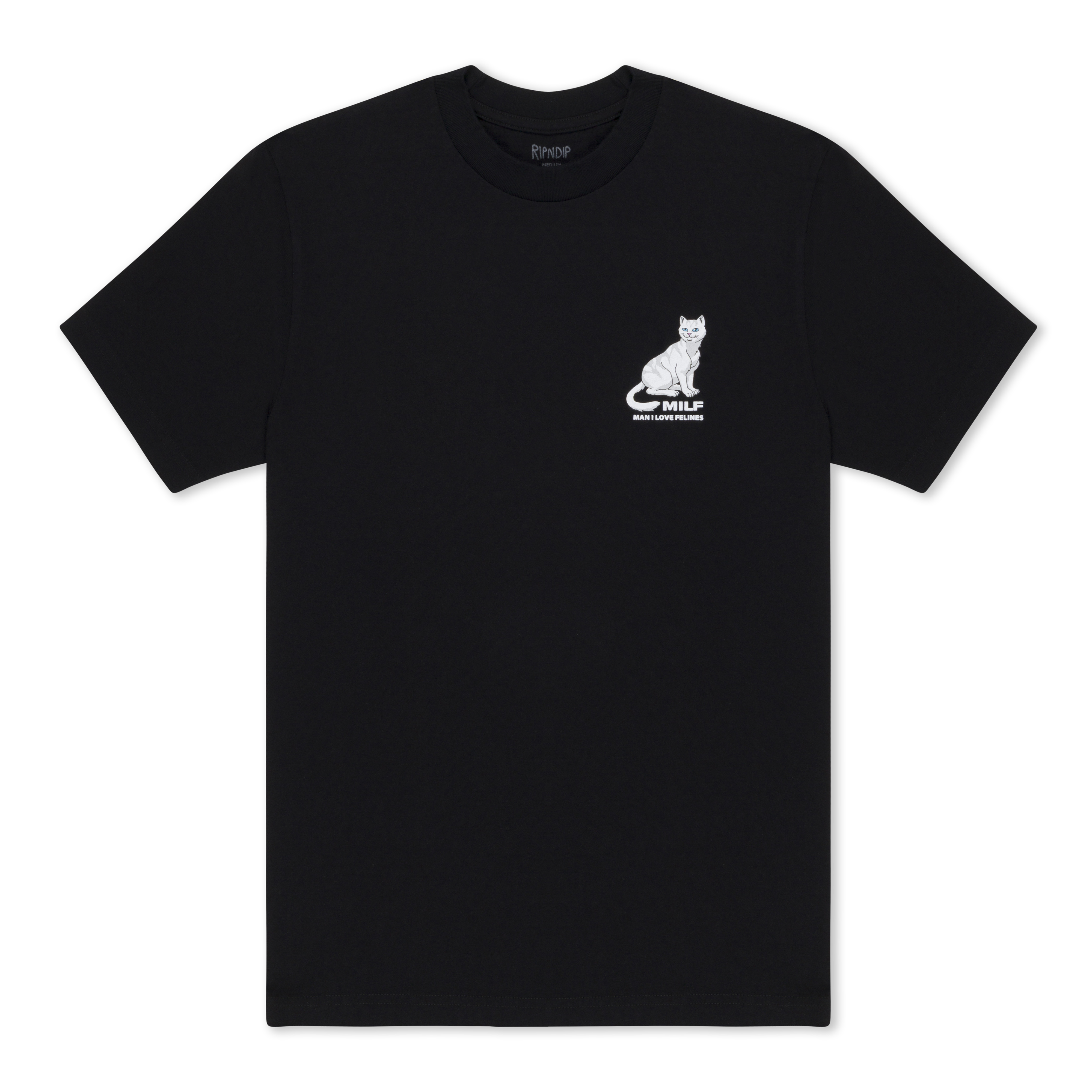 RIPNDIP Man I Love Felines Tee (Black)