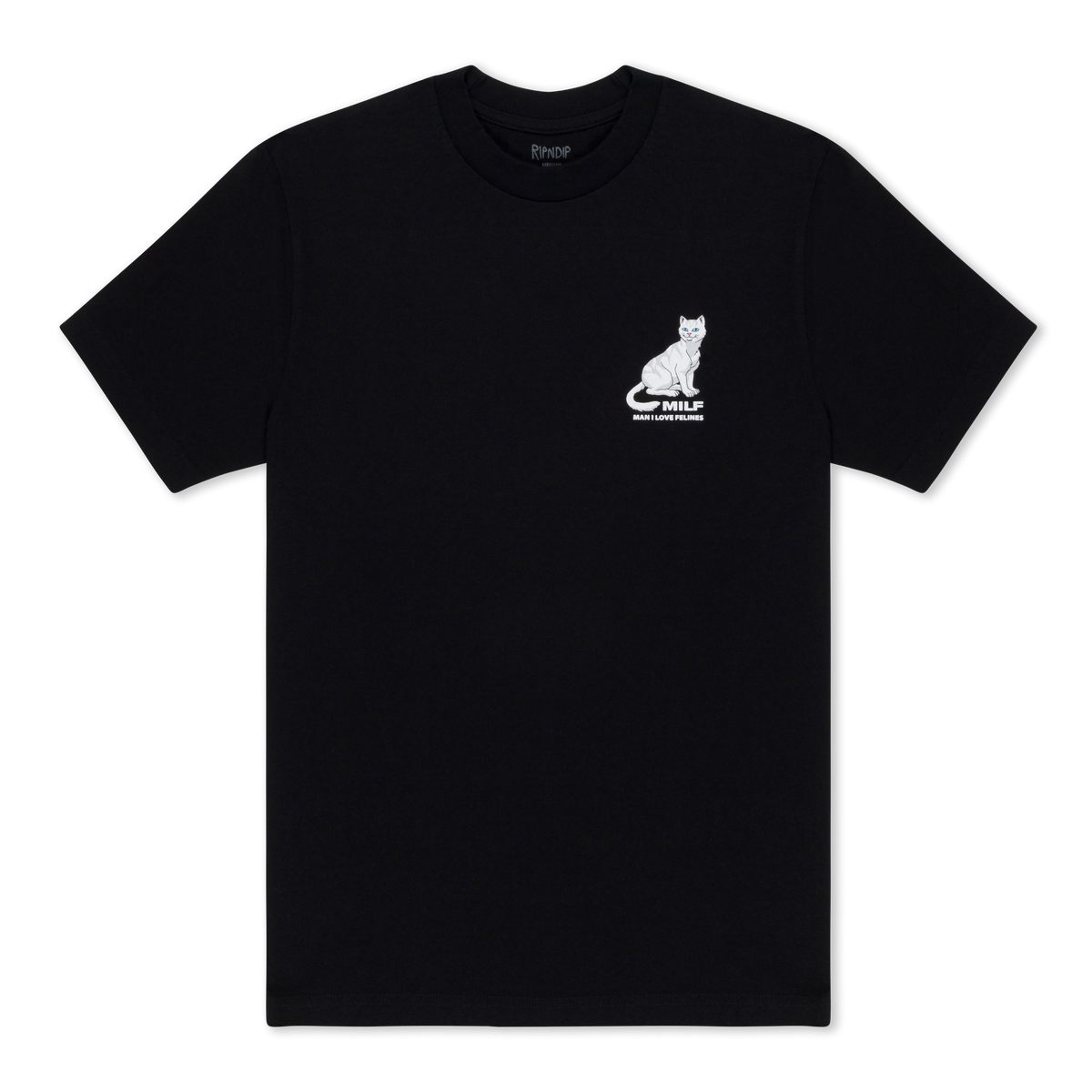 RIPNDIP Man I Love Felines Tee (Black)