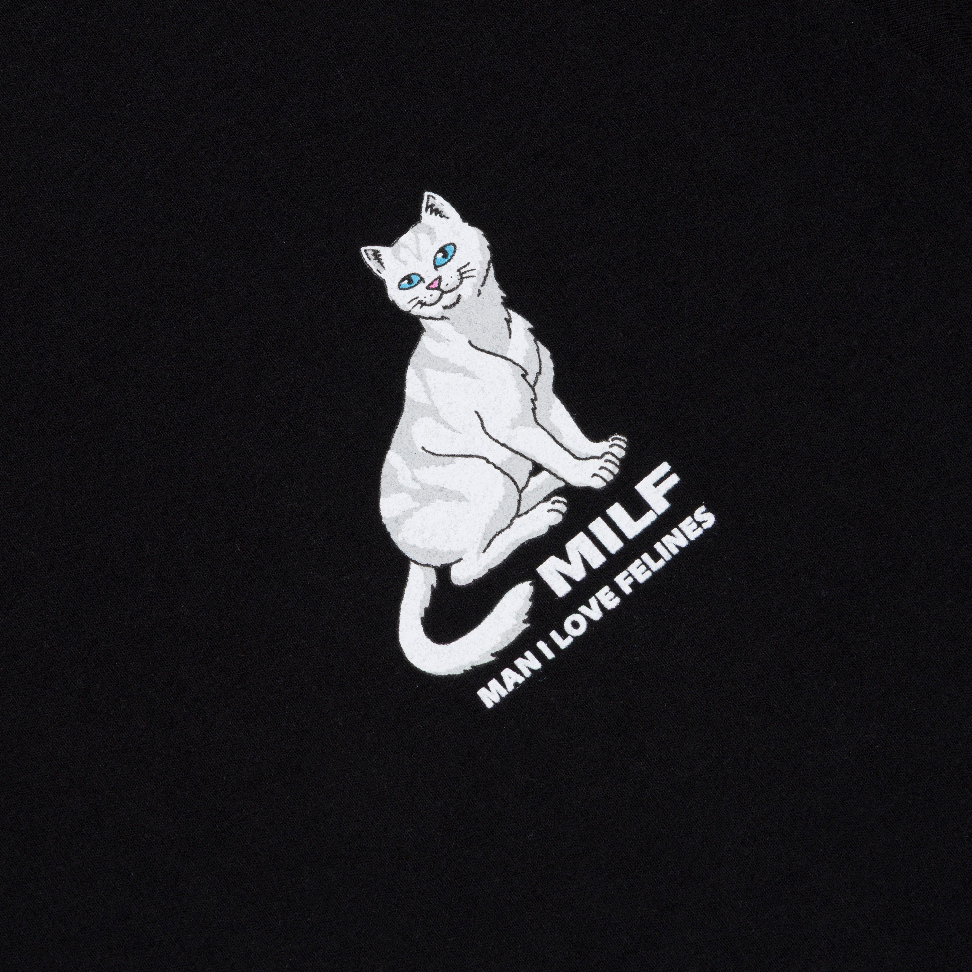 RIPNDIP Man I Love Felines Tee (Black)