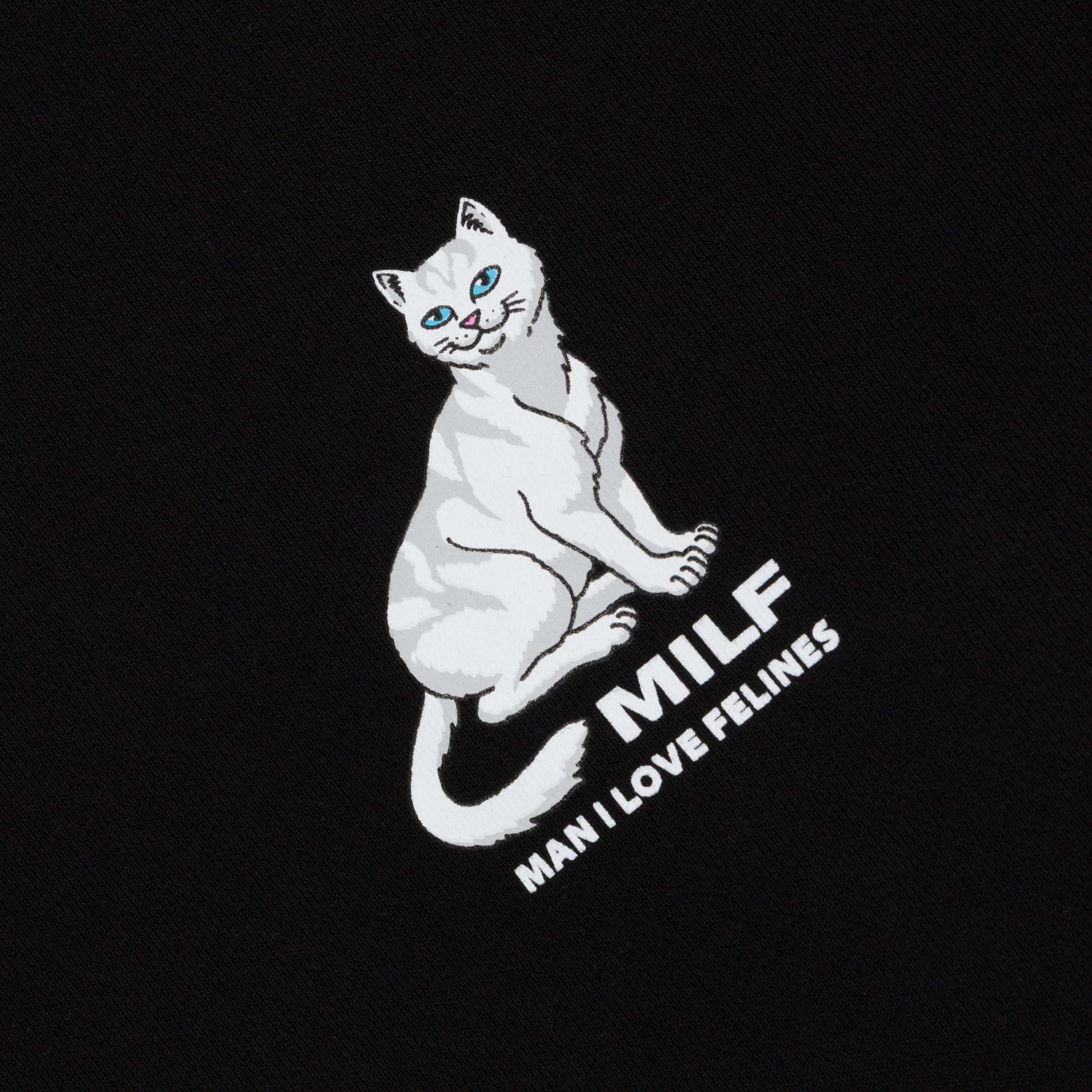 RIPNDIP Man I Love Felines Hoodie (Black)