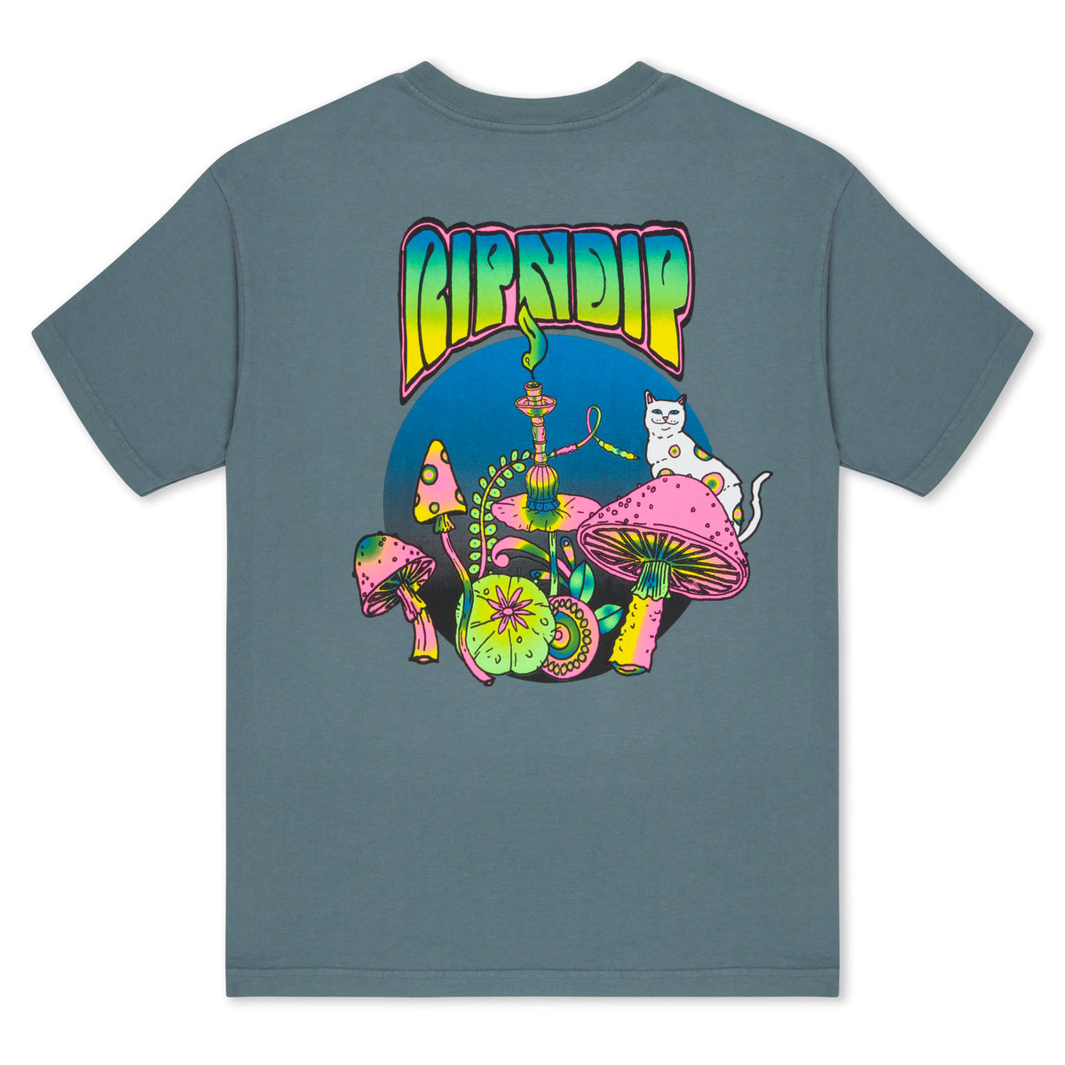 RIPNDIP Psychedelic Tee (Light Charcoal)